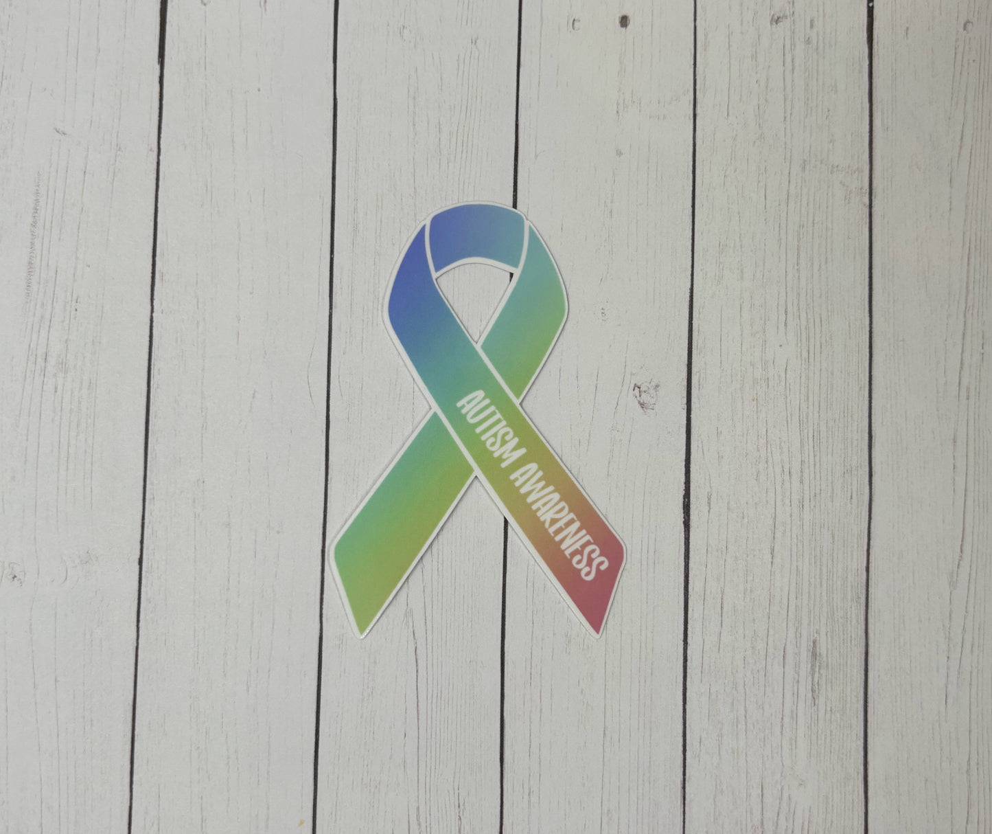 Autism Awareness Ribbon Sticker or Magnet