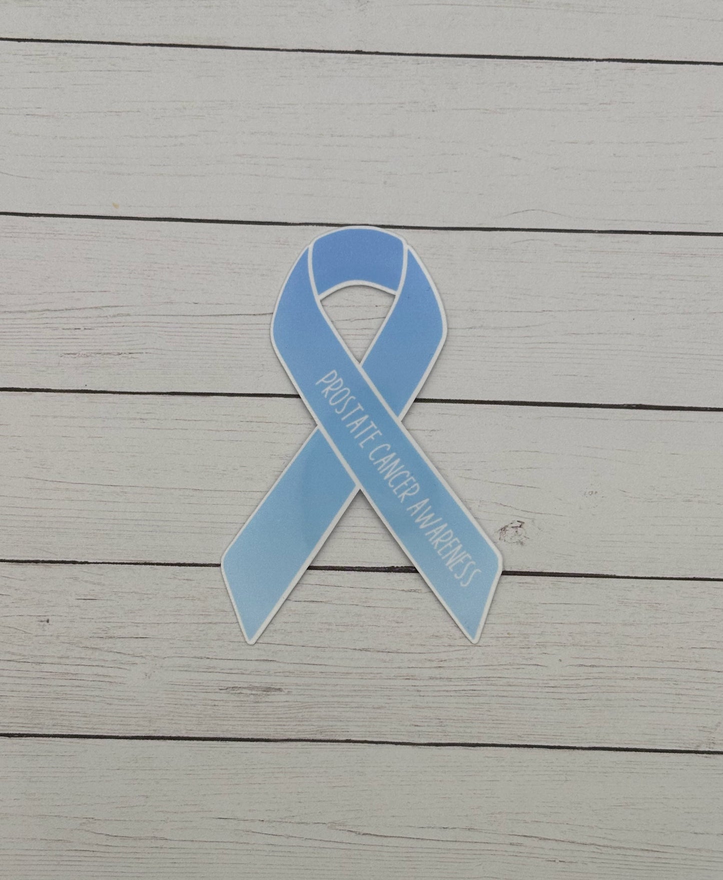 Prostate Cancer Awareness Ribbon Sticker