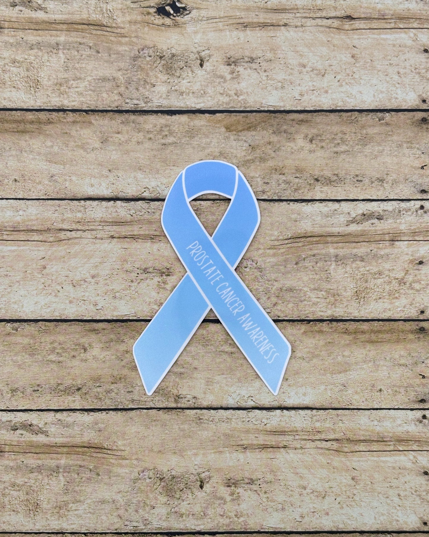 Prostate Cancer Awareness Ribbon Sticker