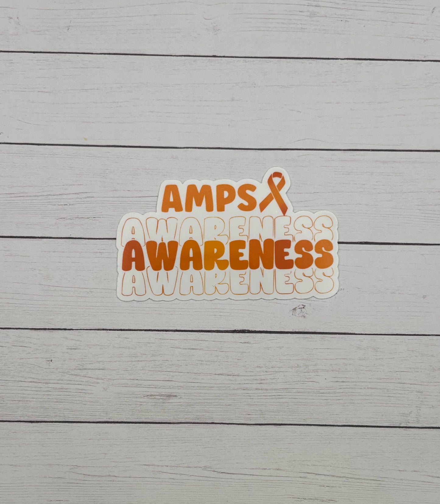 AMPS Awareness Sticker