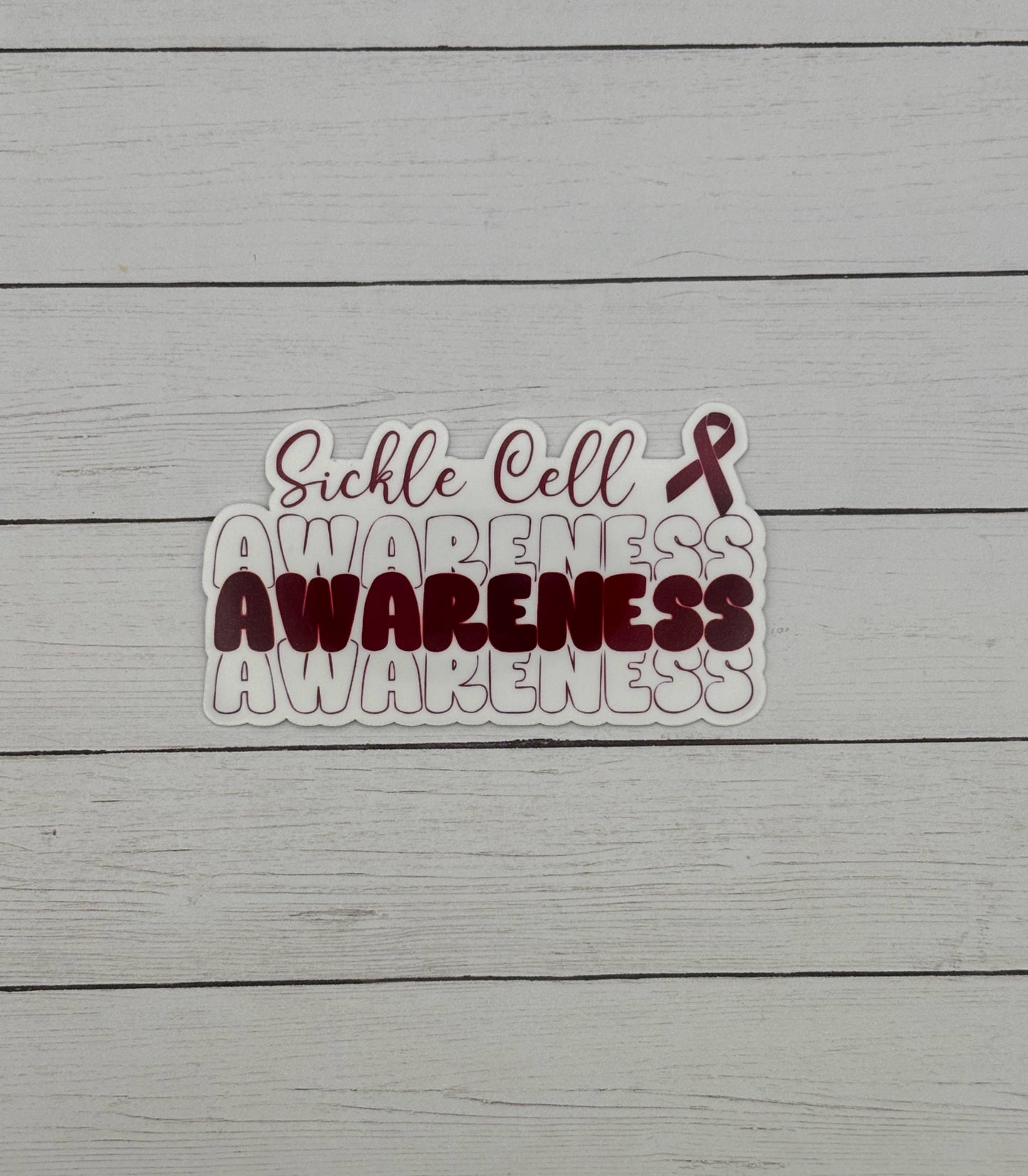 Sickle Cell Awareness Sticker