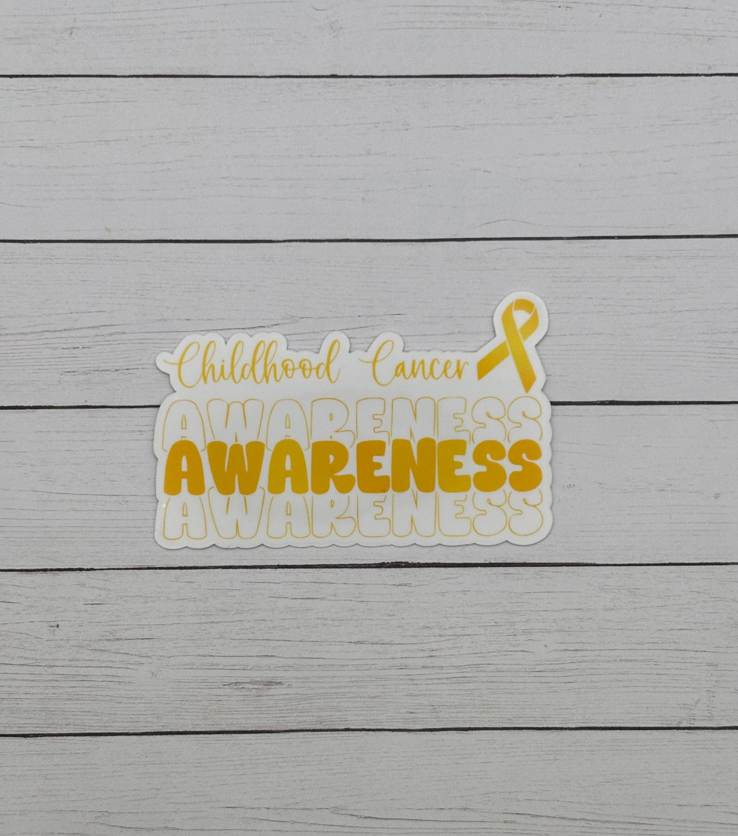Childhood Cancer Awareness Sticker