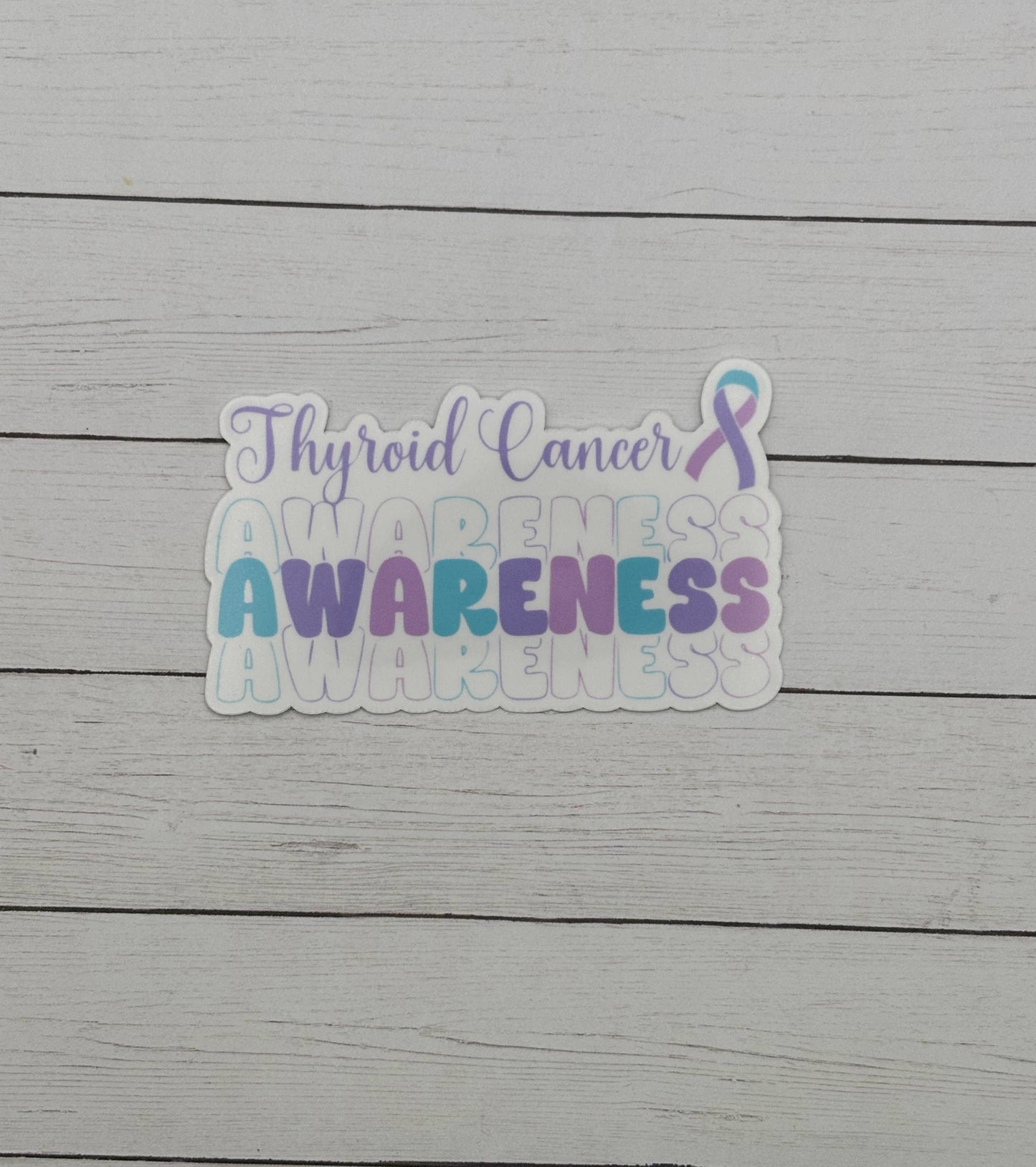 Thyroid Cancer Awareness Sticker