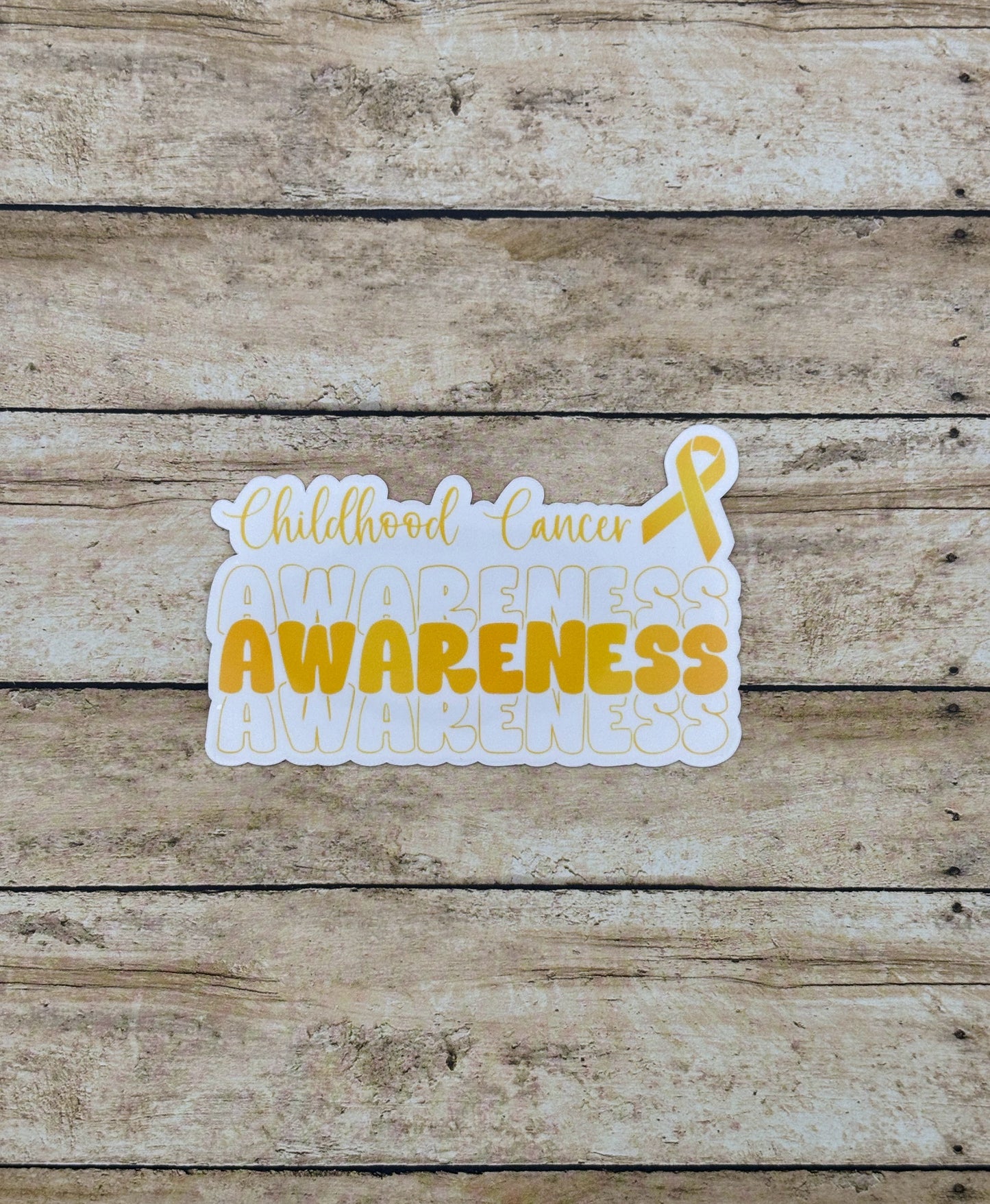 Childhood Cancer Awareness Sticker