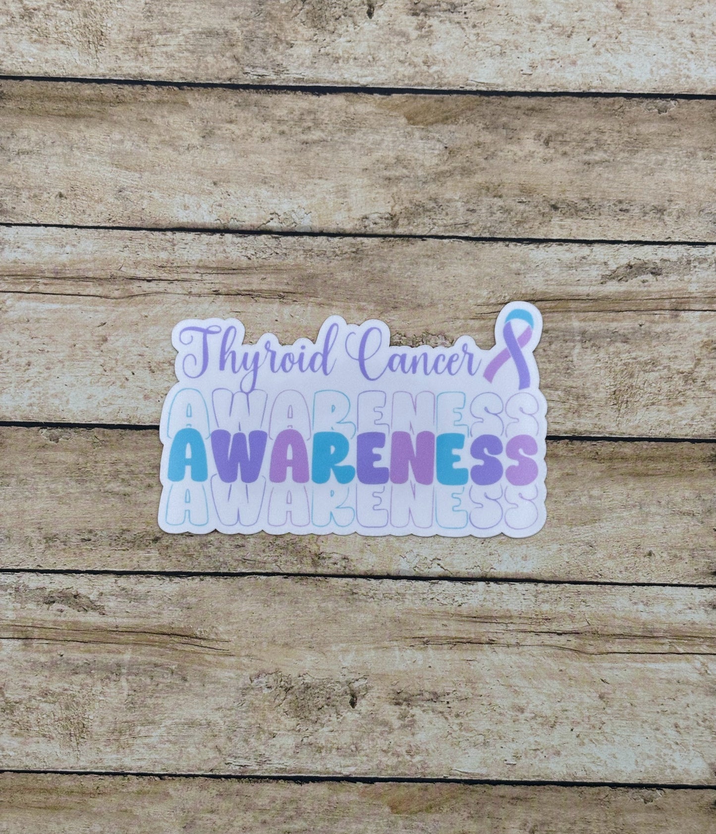 Thyroid Cancer Awareness Sticker