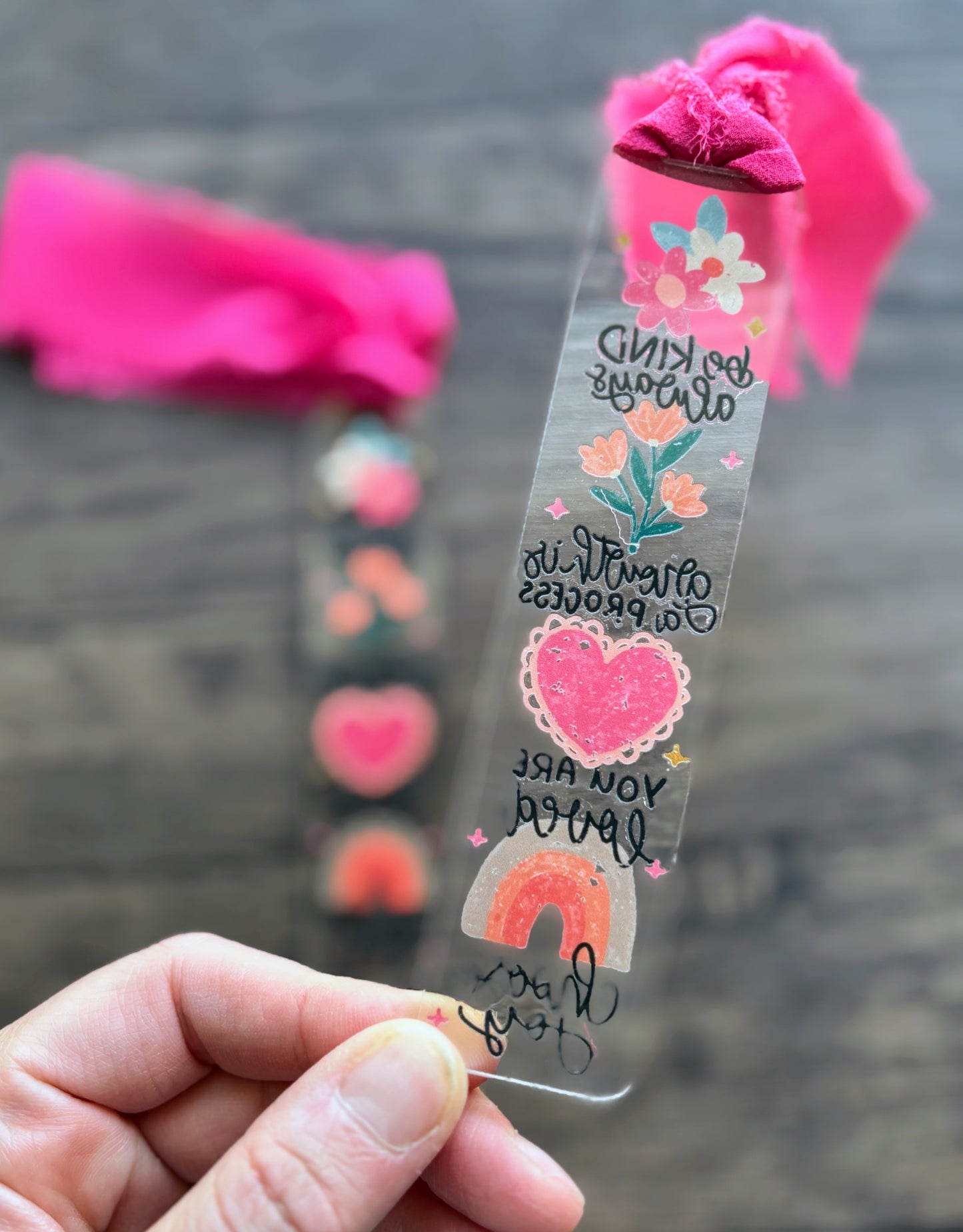 Positive Affirmations Be Kind Bookmark