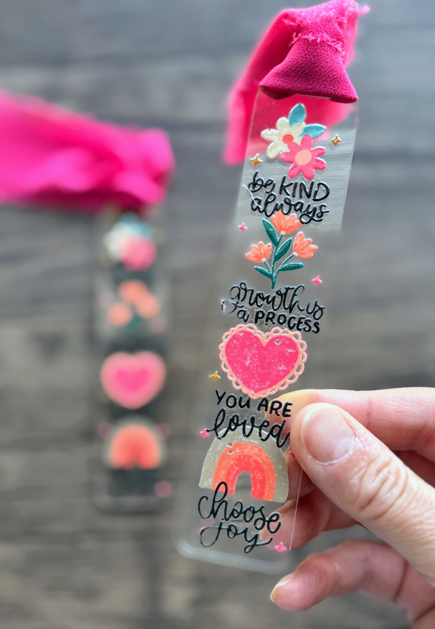 Positive Affirmations Be Kind Bookmark