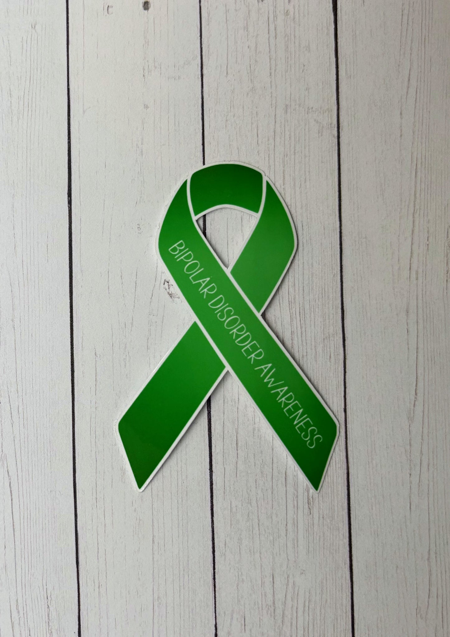 Bipolar Disorder Awareness Ribbon Sticker