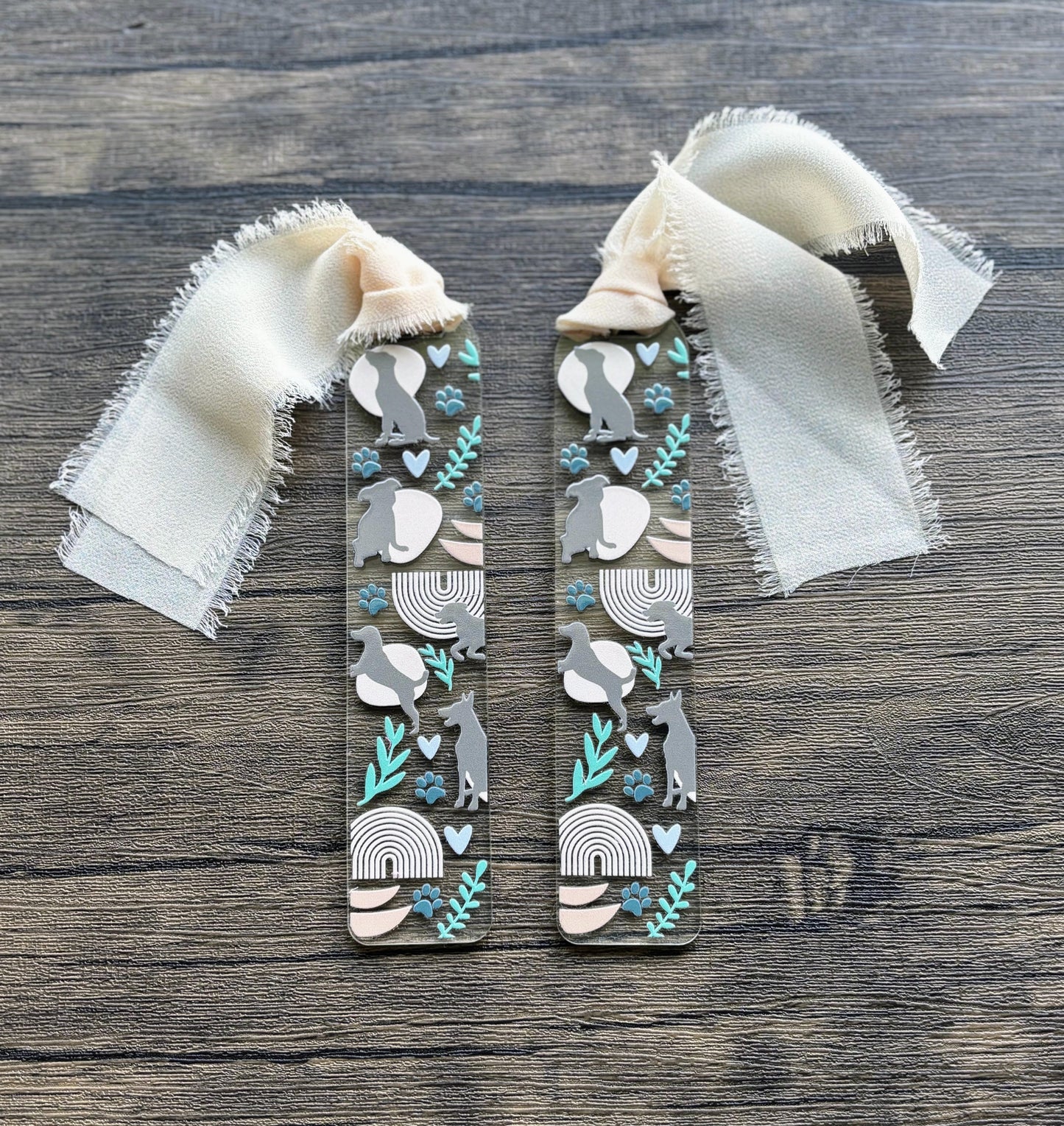 Boho Dog Bookmark
