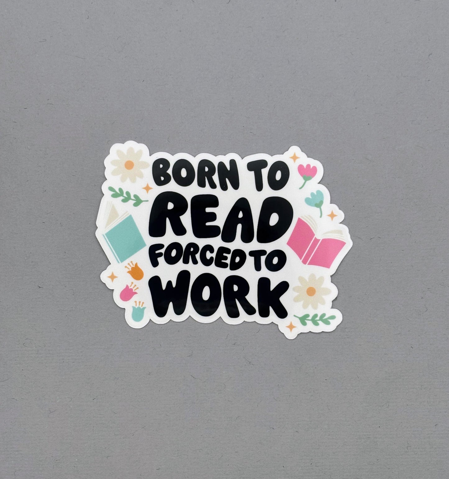 Funny Reading Sticker