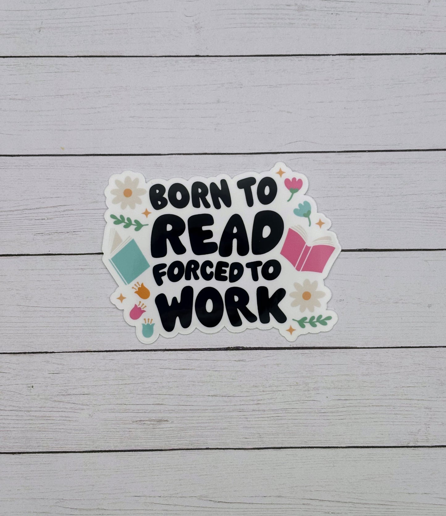 Funny Reading Sticker