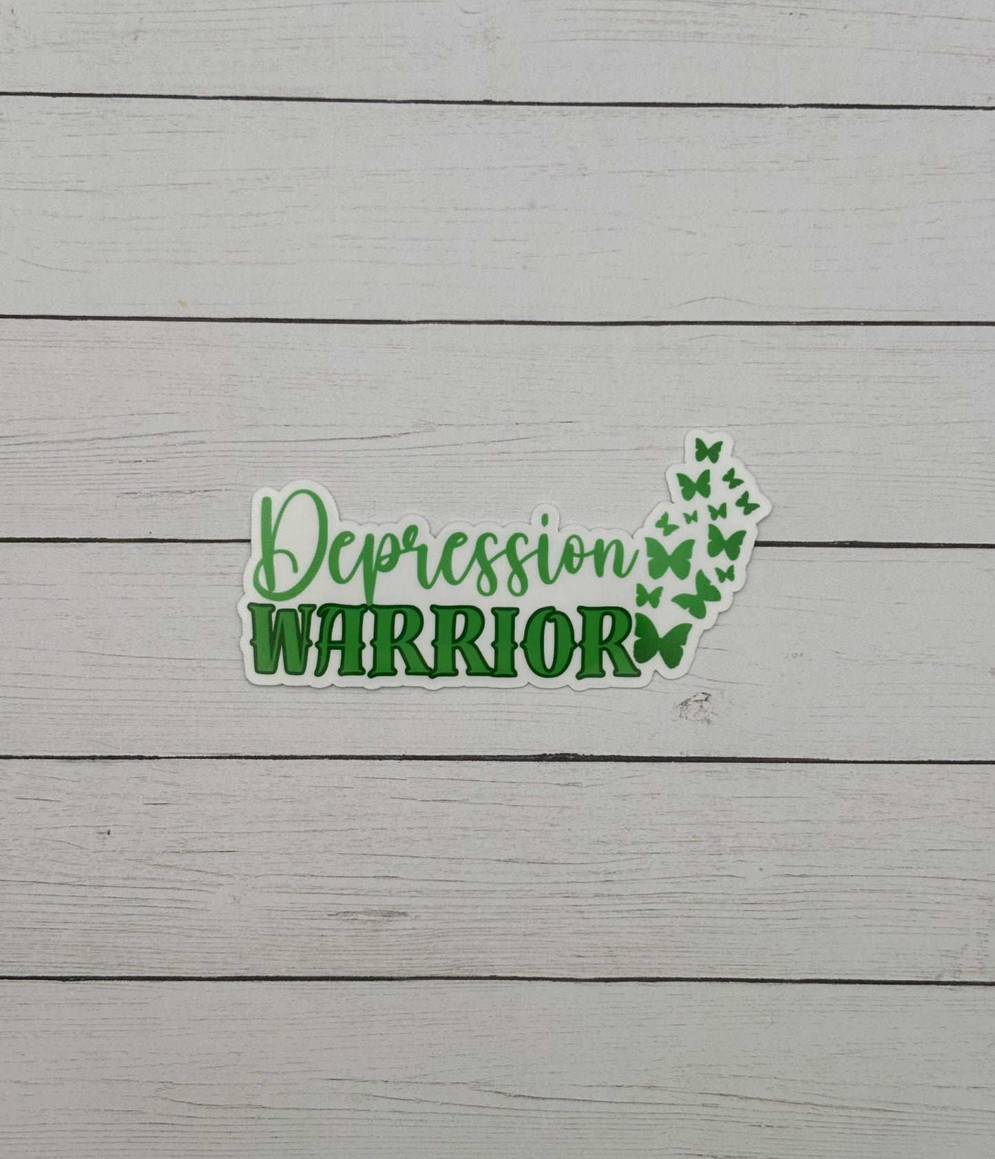 Depression Warrior Butterflies Sticker