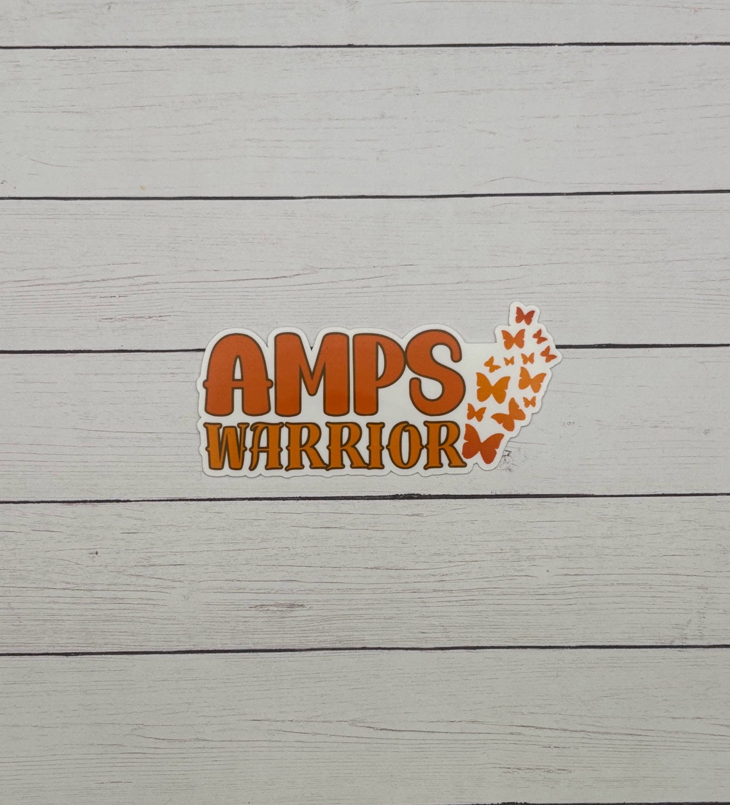 AMPS Warrior Butterflies Sticker