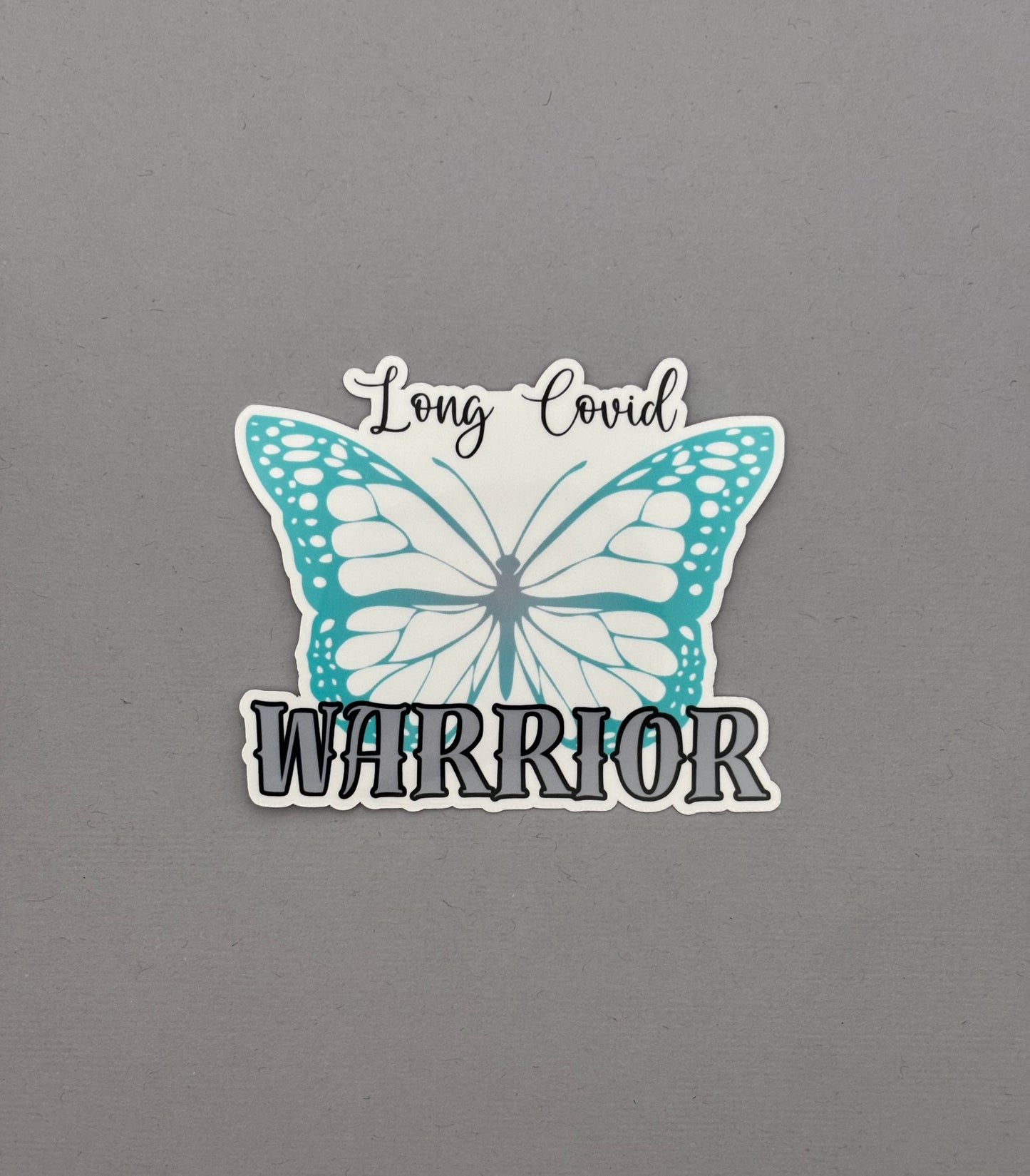 Long Covid Warrior Butterfly Sticker