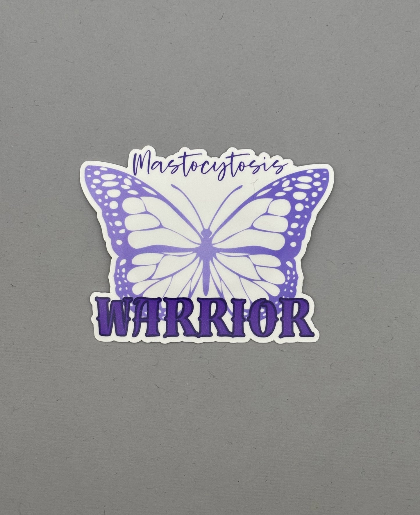 Mastocytosis Warrior Butterfly Sticker