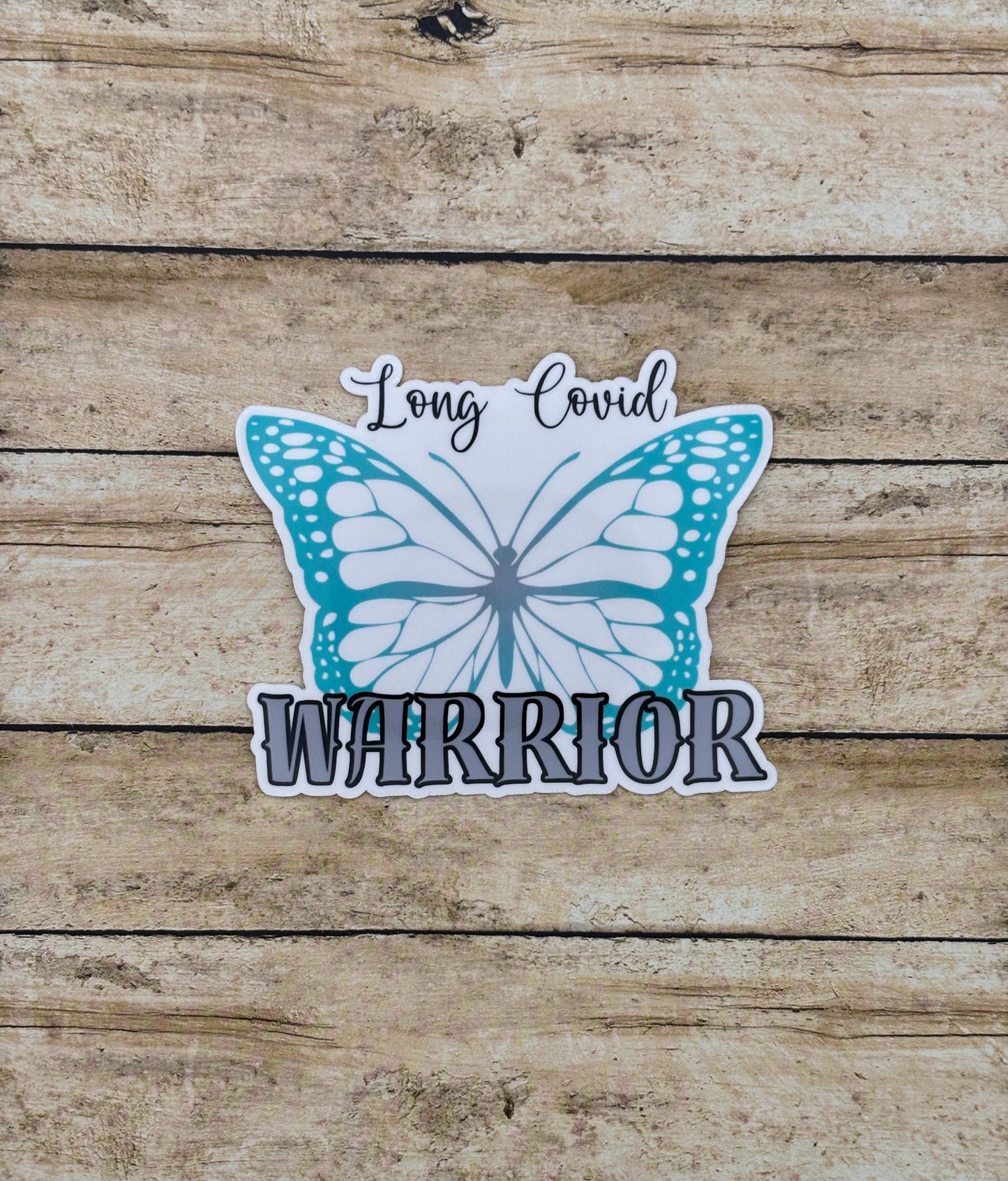 Long Covid Warrior Butterfly Sticker