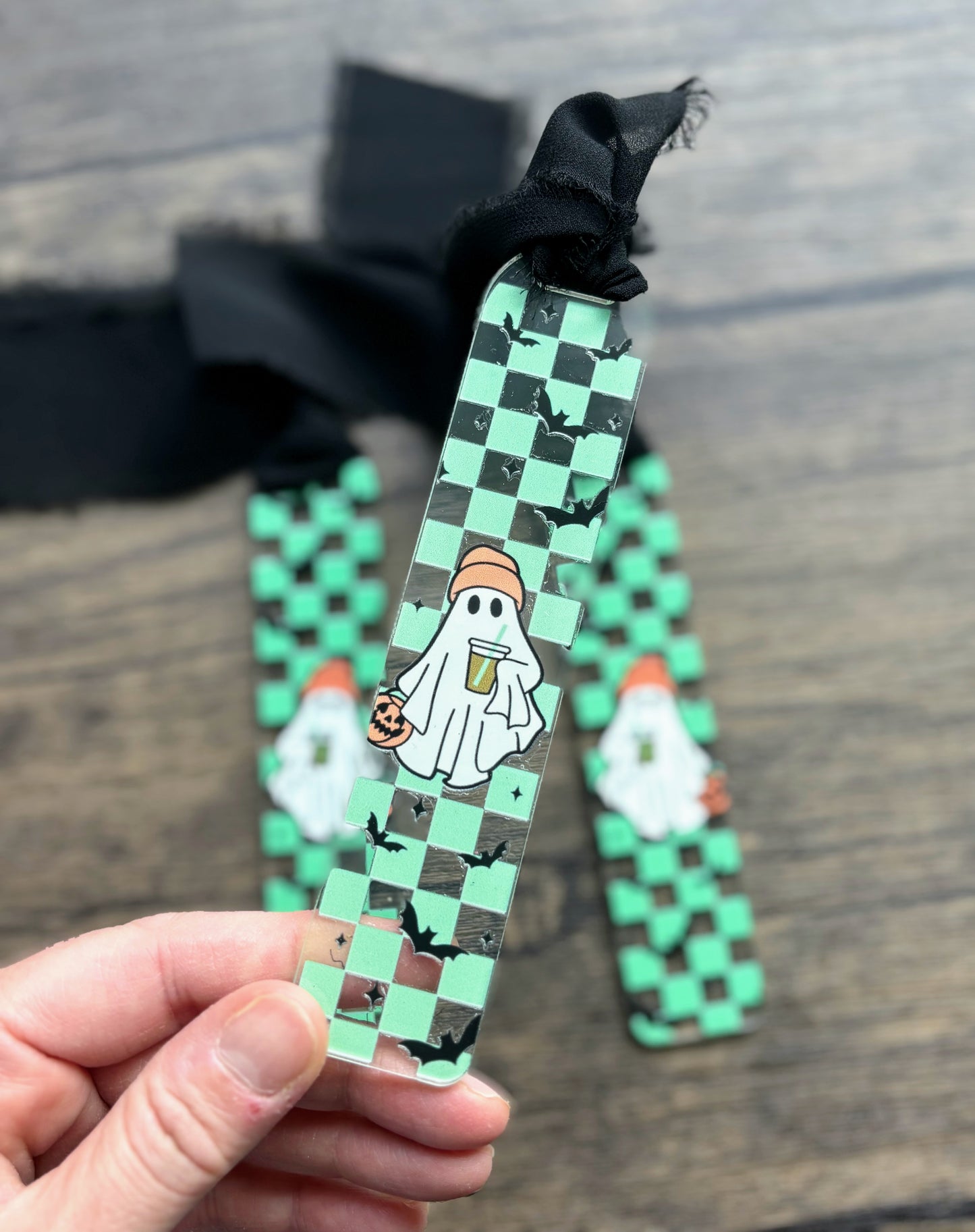 Hipster Ghost Bookmark