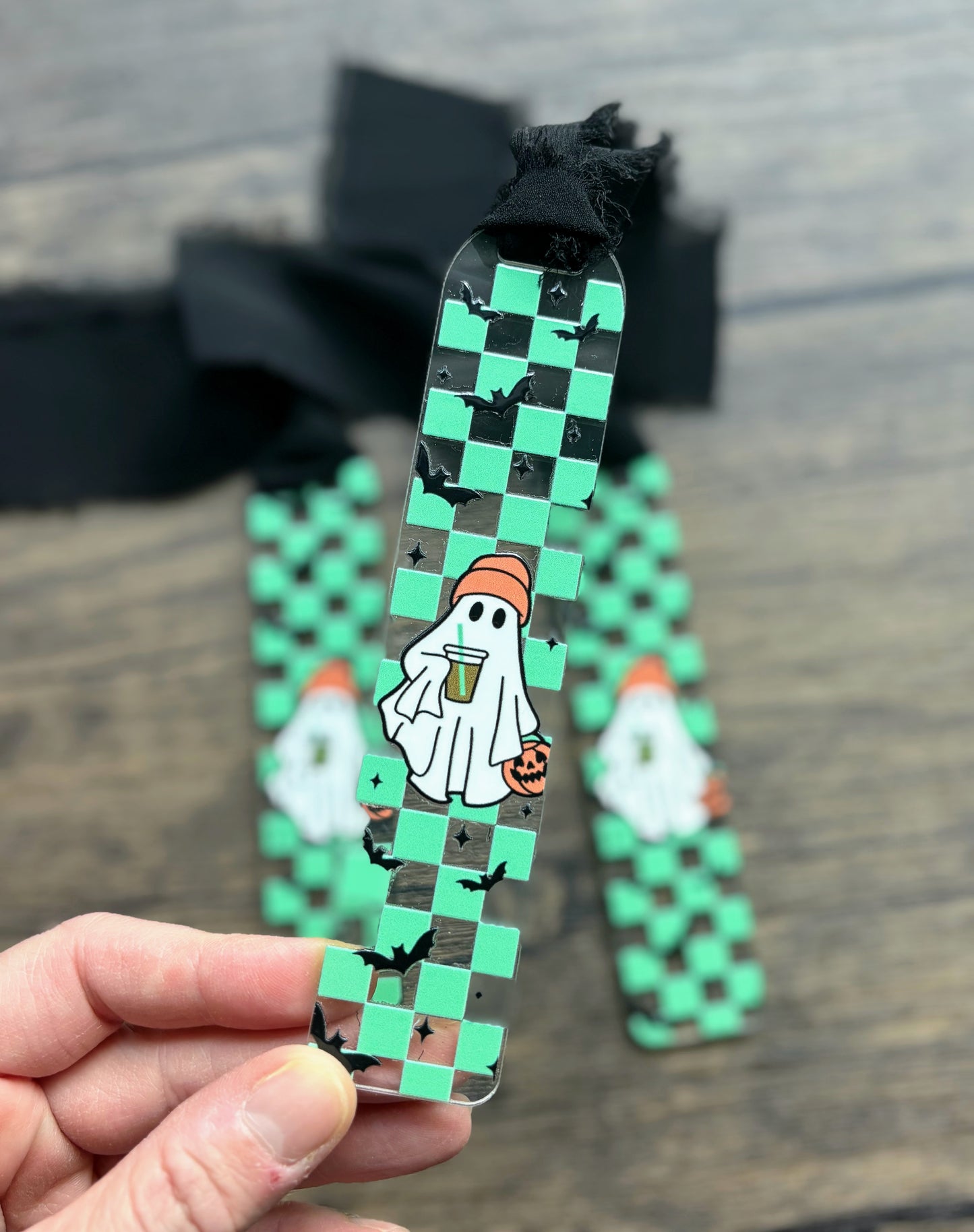 Hipster Ghost Bookmark