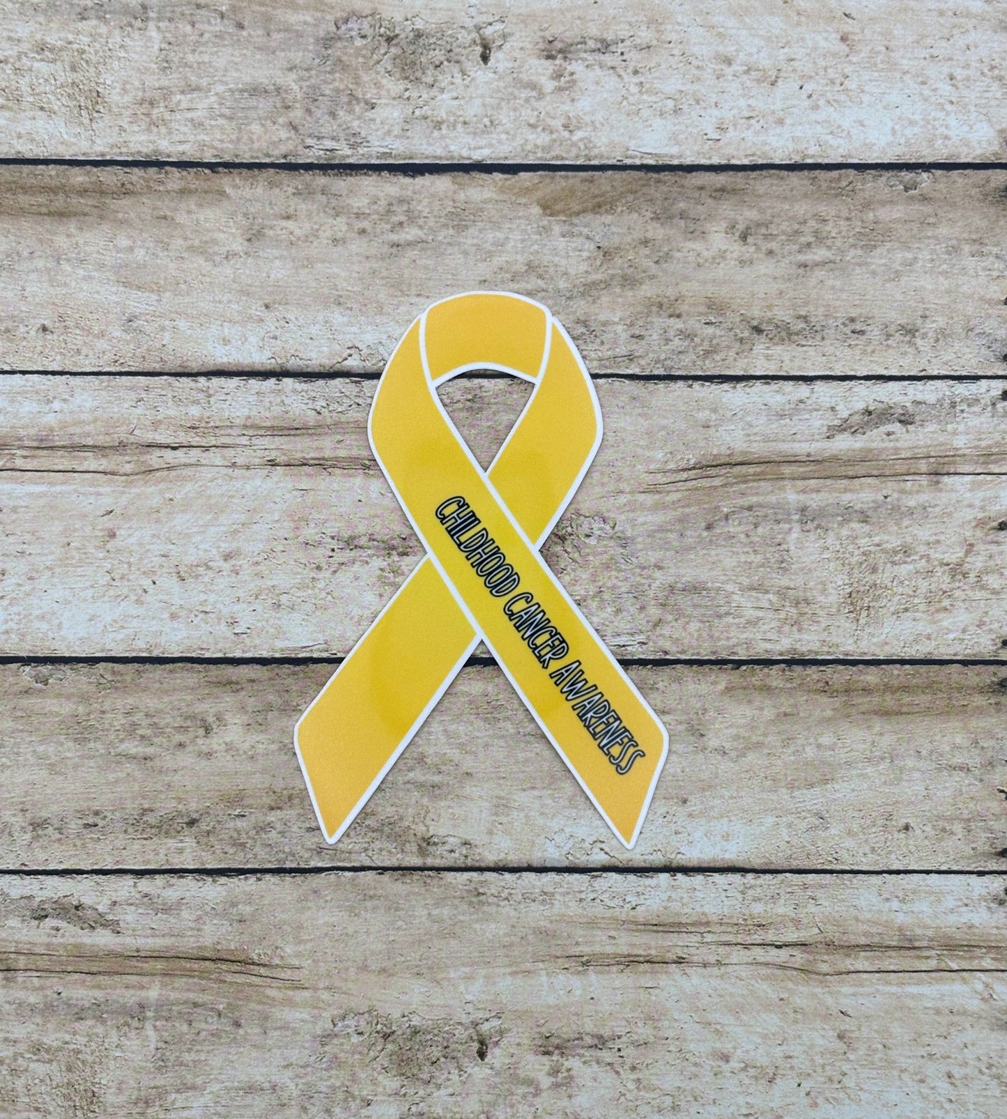 Childhood Cancer Awareness Ribbon Sticker
