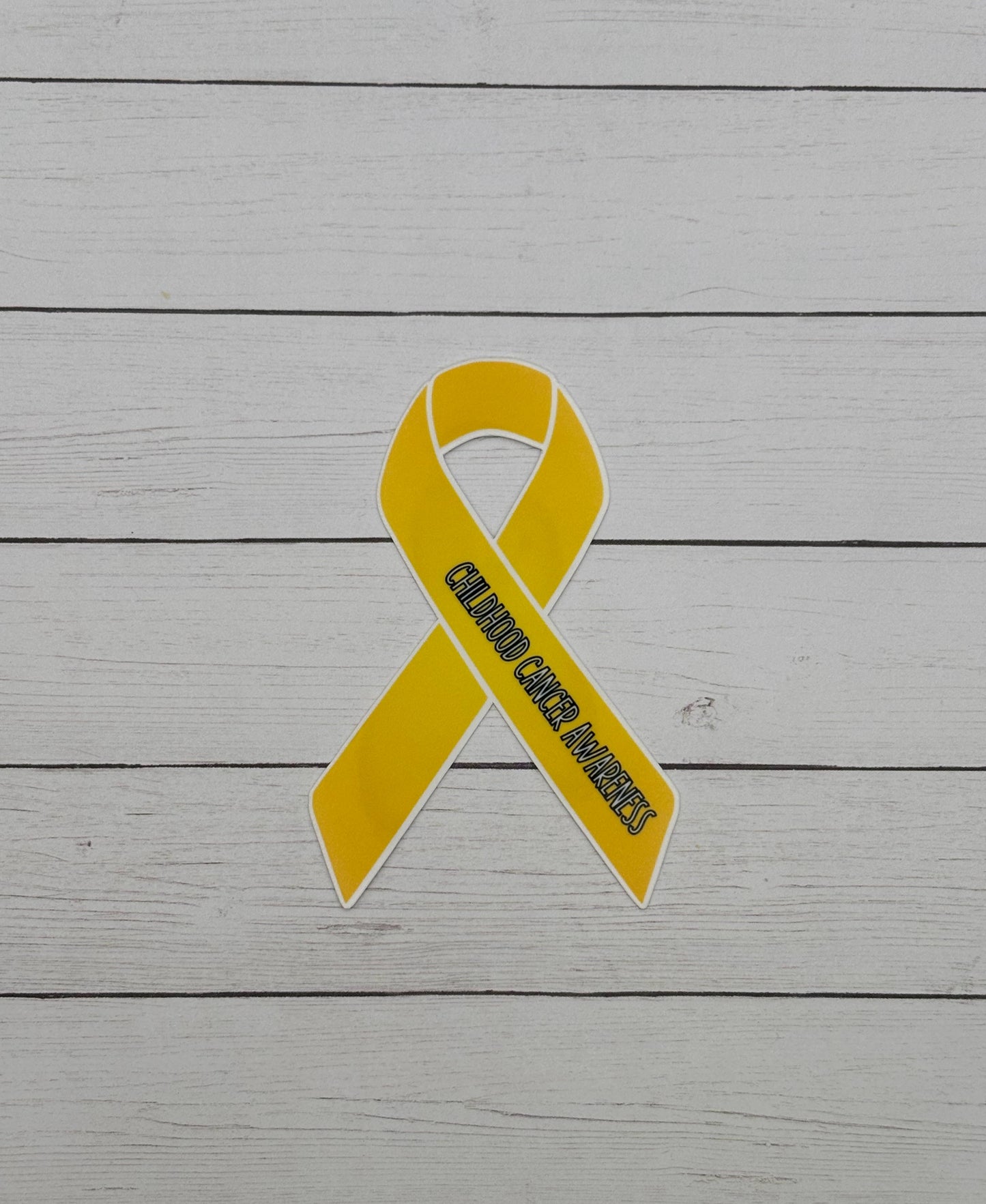 Childhood Cancer Awareness Ribbon Sticker