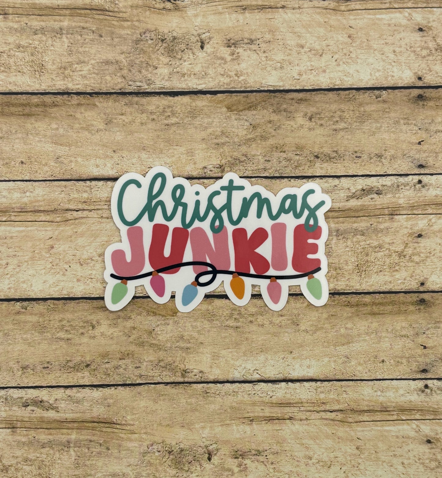 Christmas Junkie Sticker