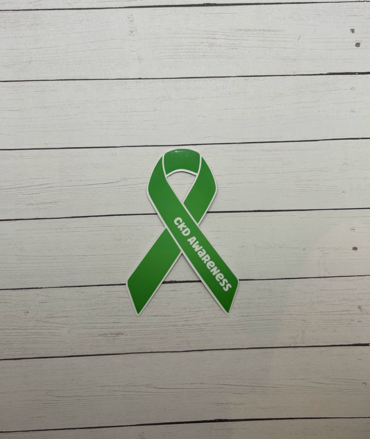 CKD (Chronic Kidney Disease) Awareness Ribbon Sticker