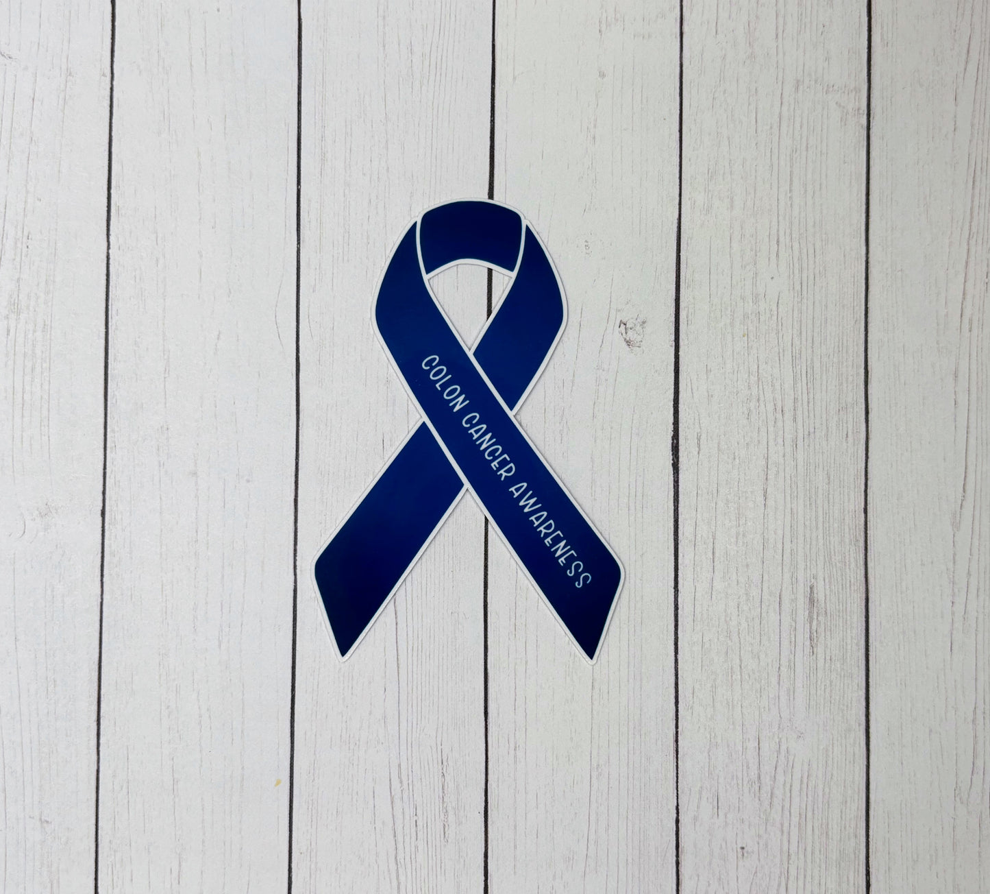 Colon Cancer Awareness Ribbon Sticker