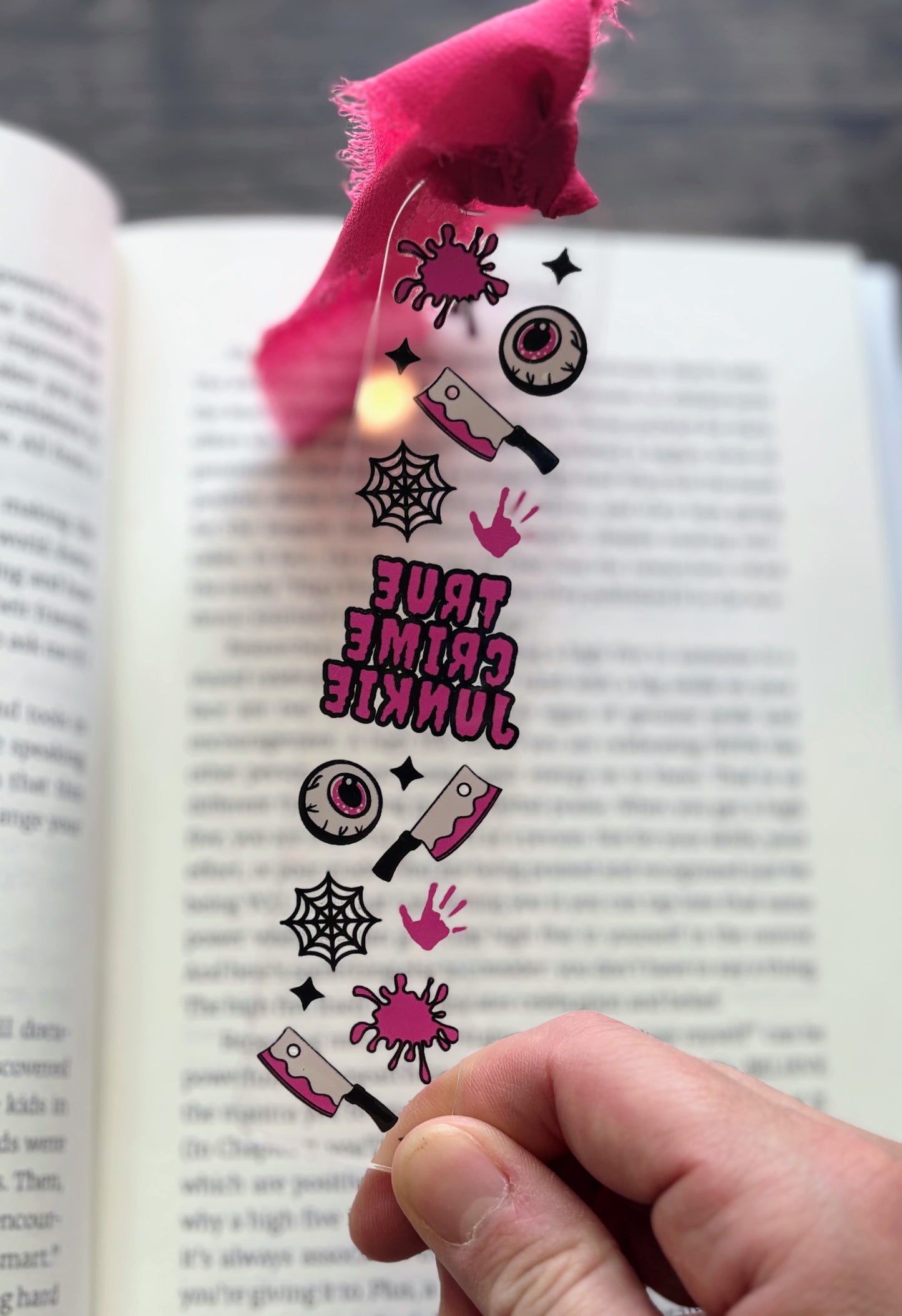 True Crime Junkie Bookmark