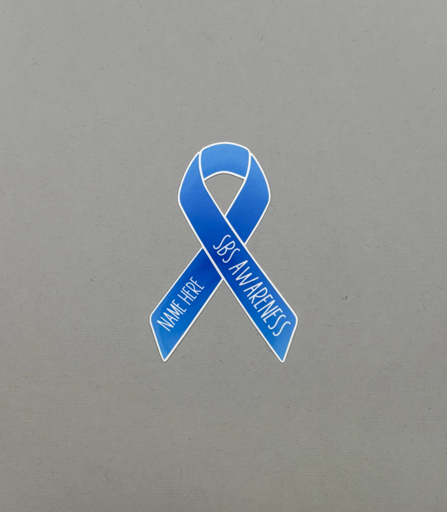 SBS Awareness Custom Ribbon Sticker