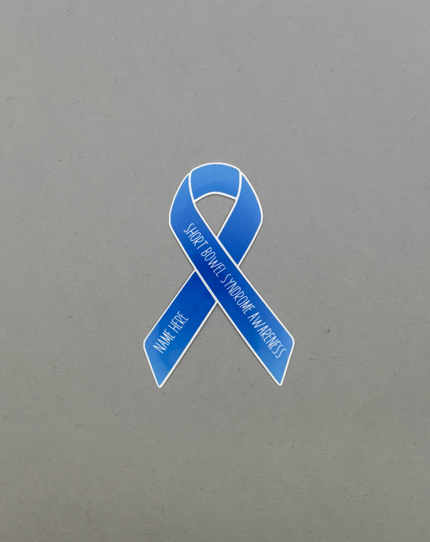 Short Bowel Syndrome Awareness Custom Ribbon Sticker