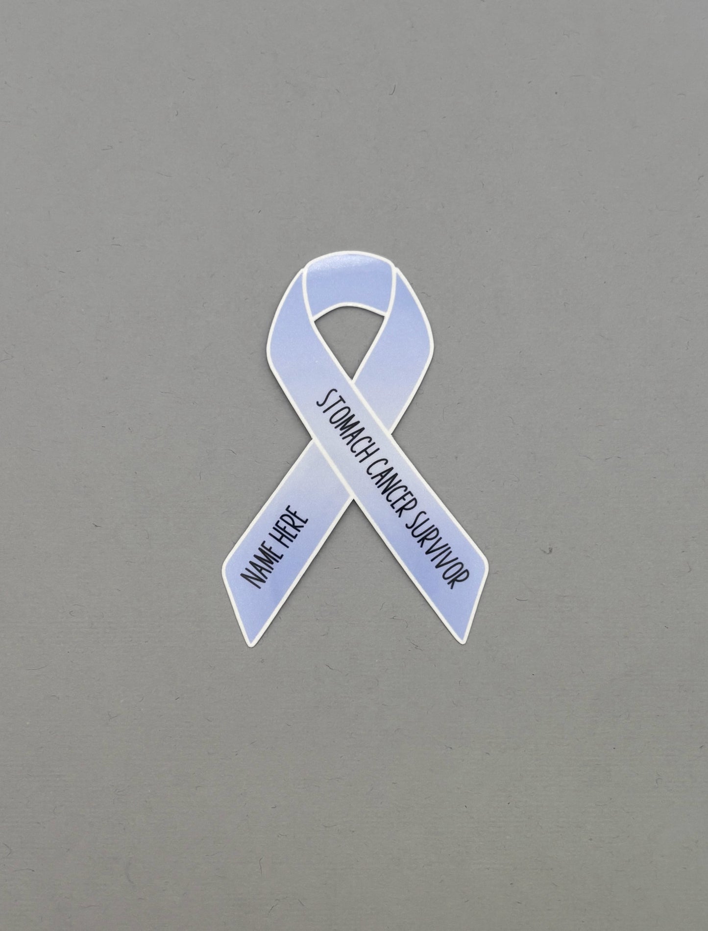 Stomach Cancer Survivor Custom Ribbon Sticker