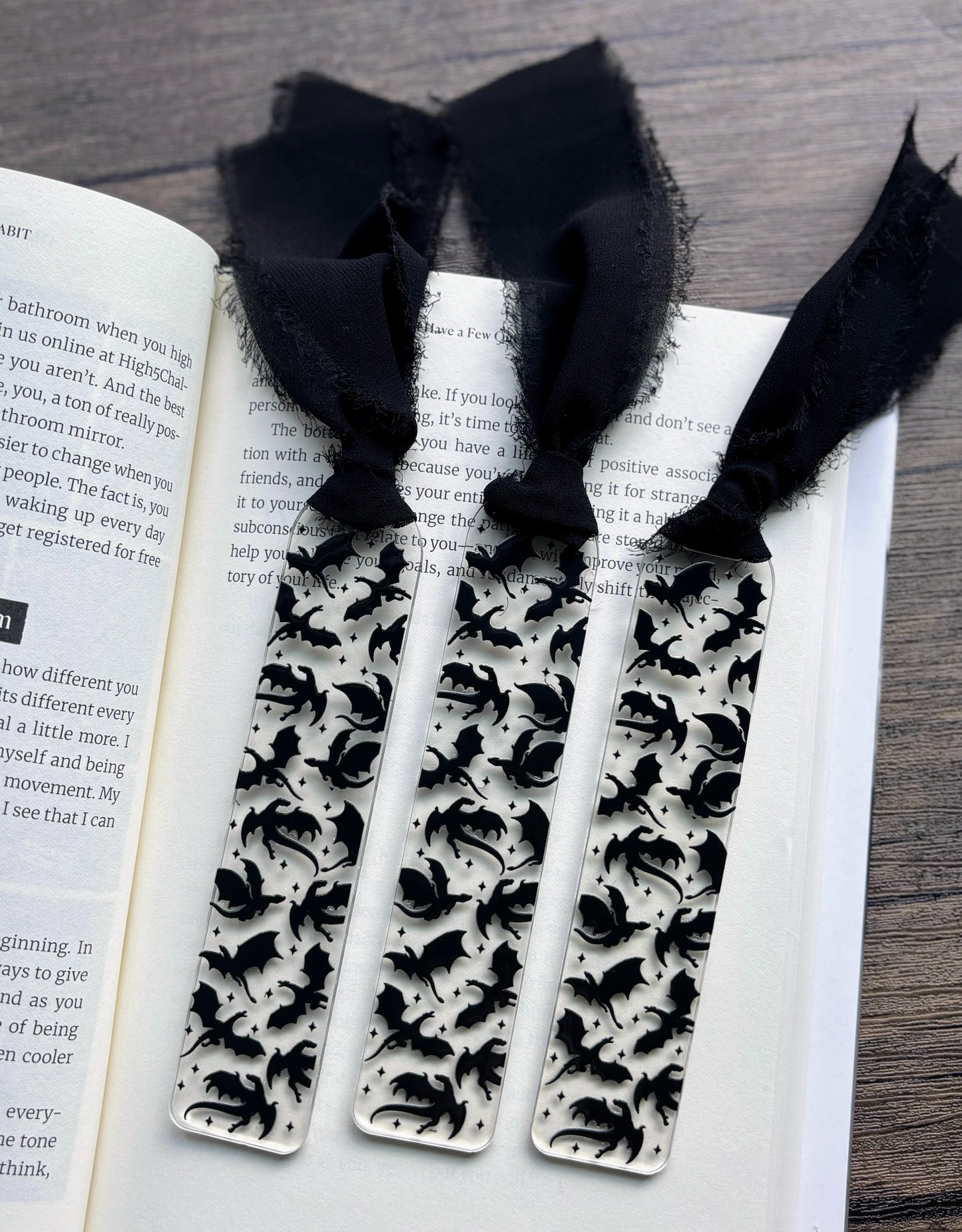Black Dragon Bookmark