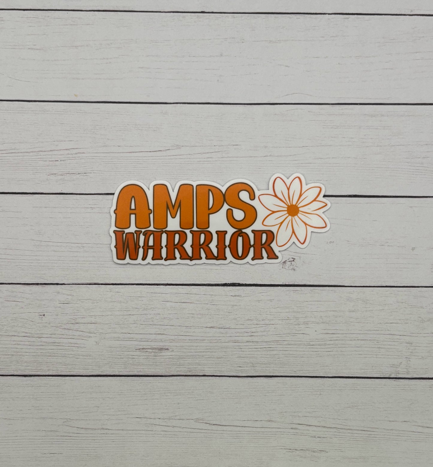 AMPS Warrior Flower Sticker