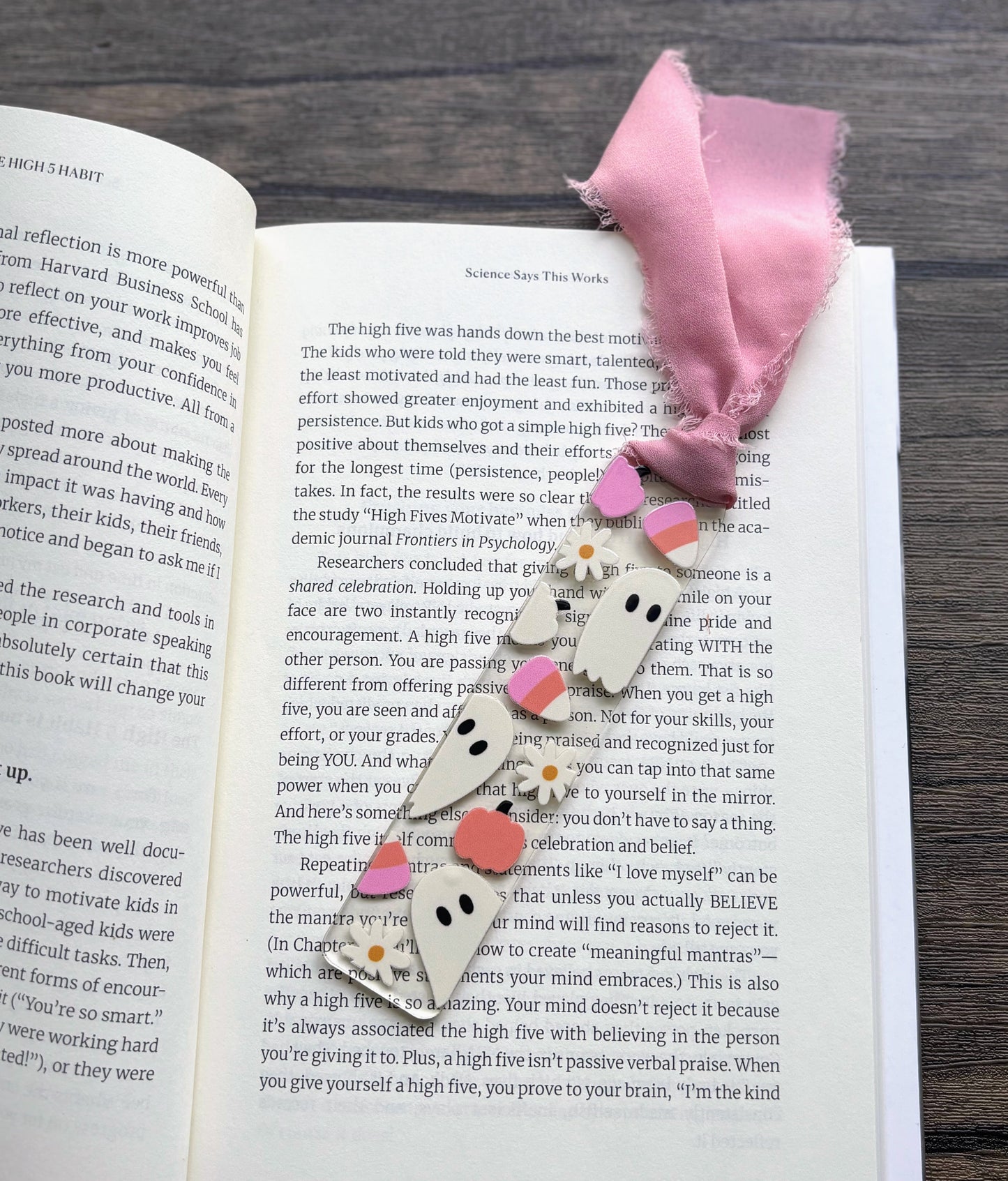 Cute Ghost Fall Bookmark