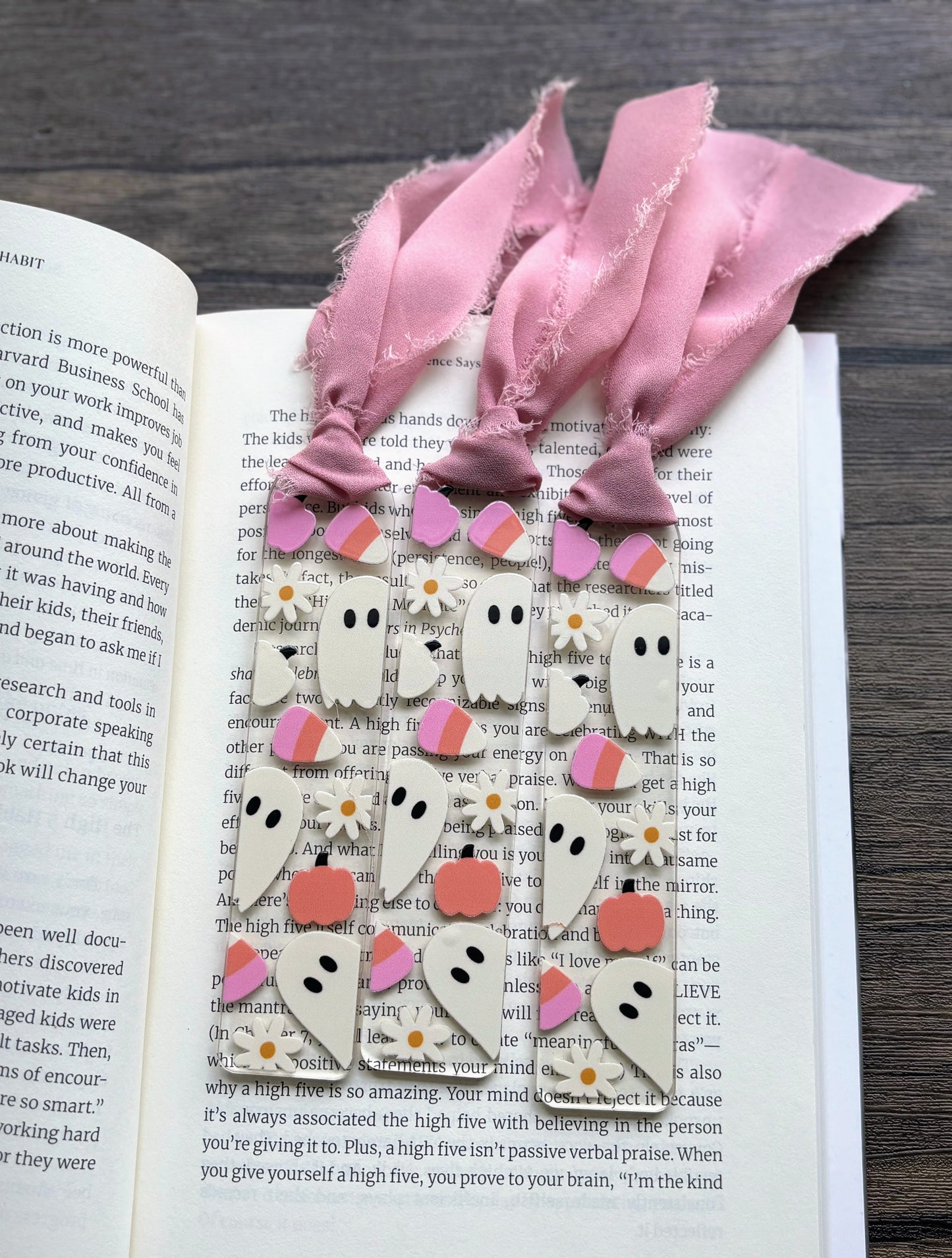 Cute Ghost Fall Bookmark