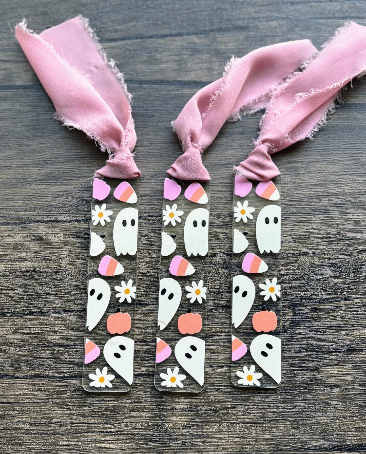 Cute Ghost Fall Bookmark