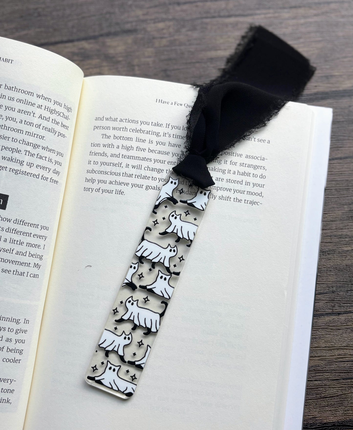 Cat Ghost Bookmark