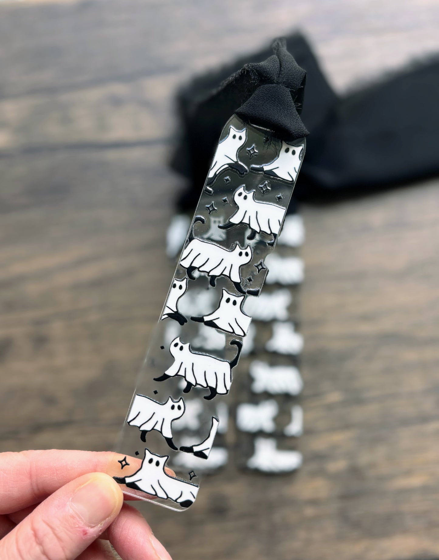 Cat Ghost Bookmark