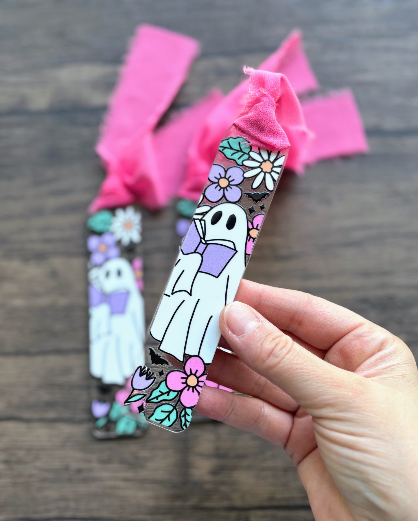 Book Ghost Flowers Bookmark
