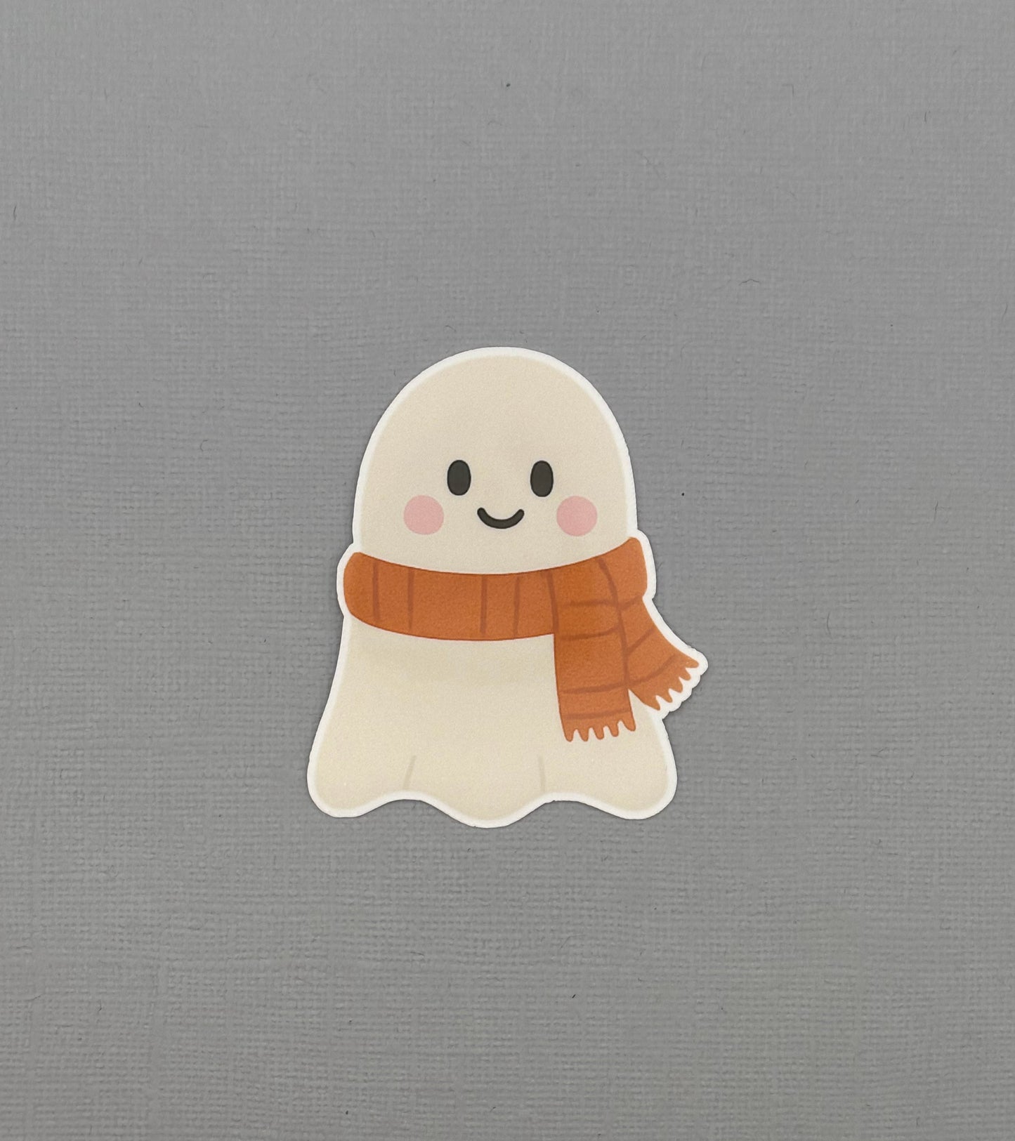 Ghost with Scarf Sticker