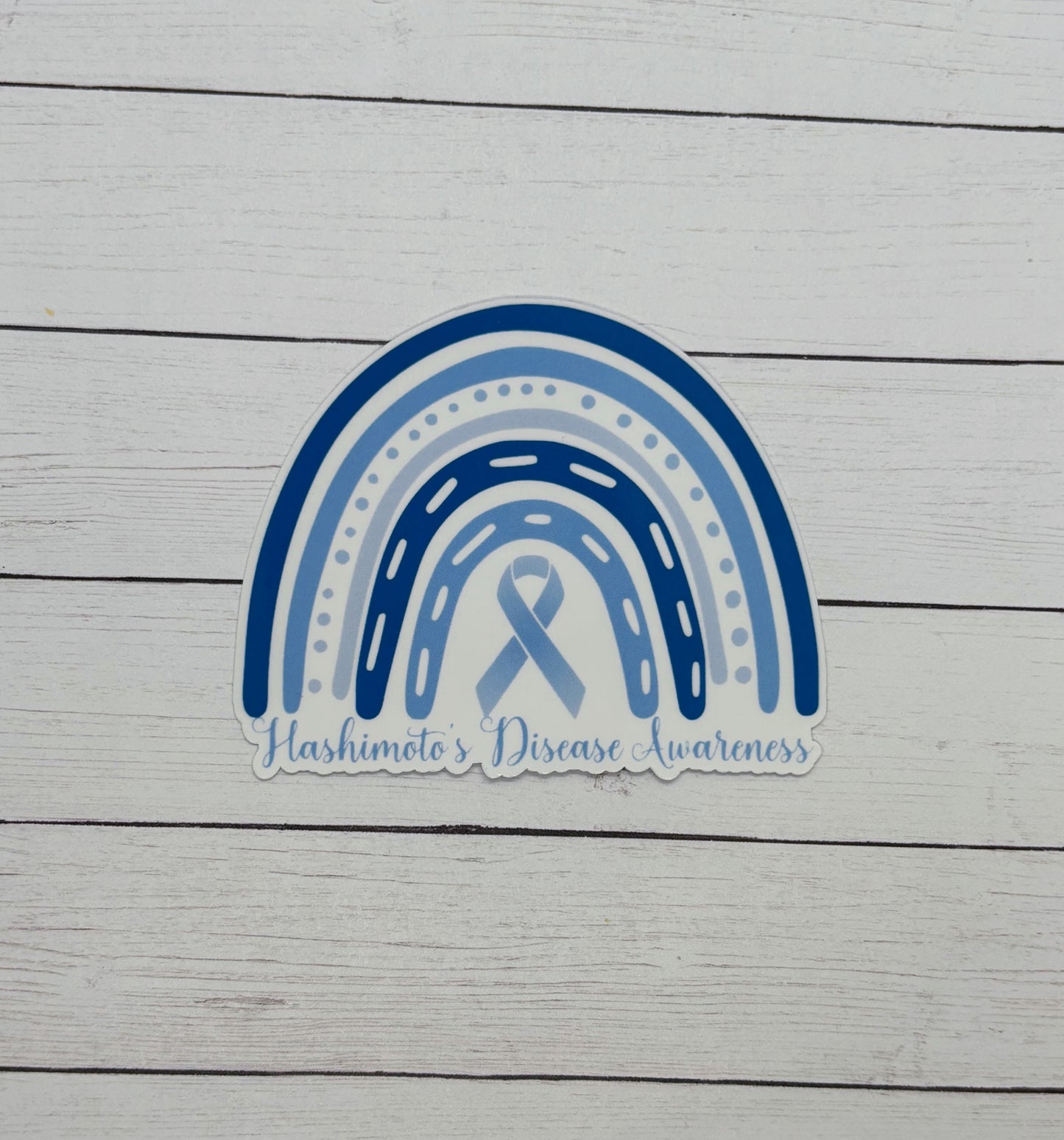 Hashimoto's Disease Awareness Rainbow Sticker