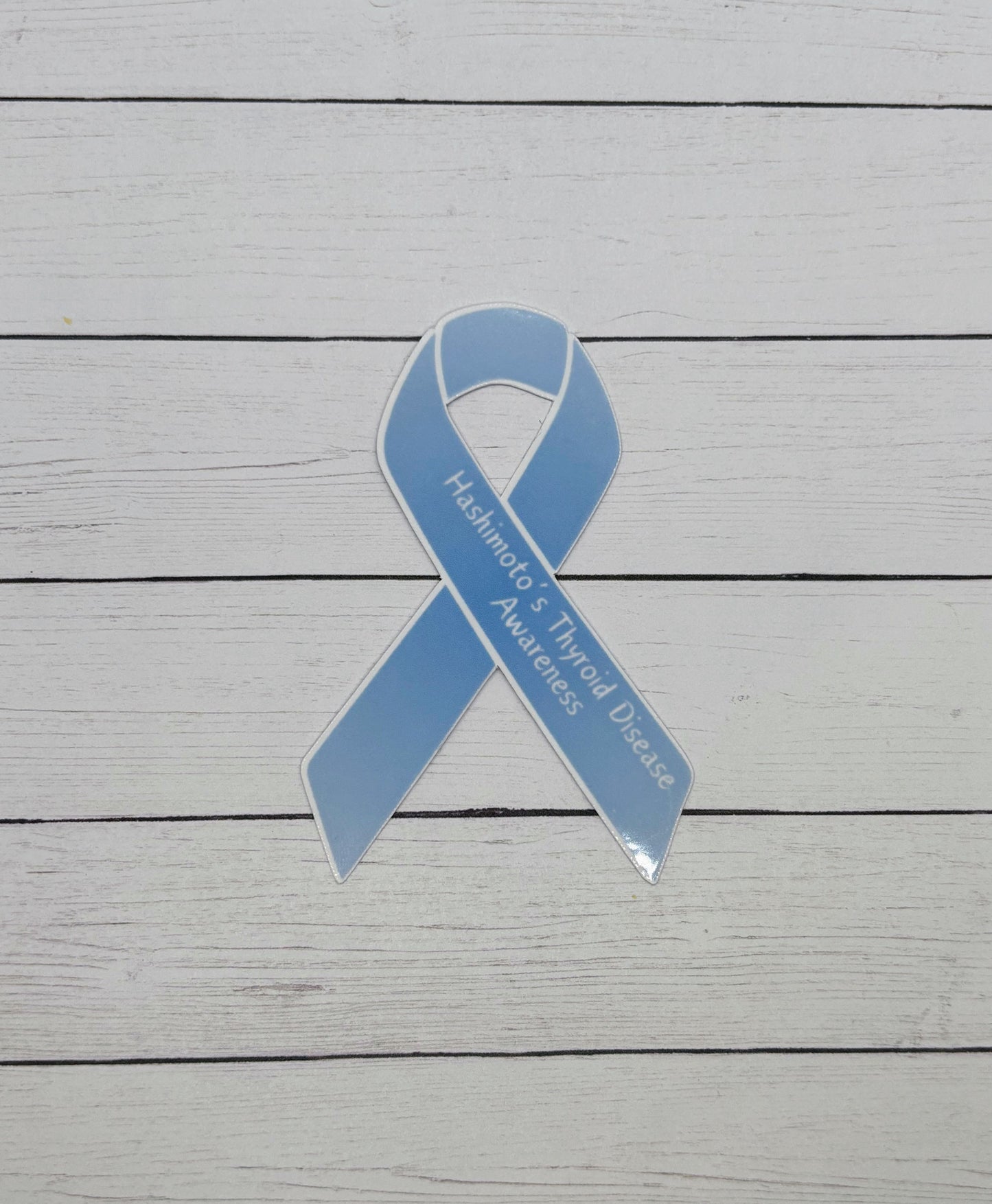Hashimoto's Thyroid Disease Awareness Ribbon