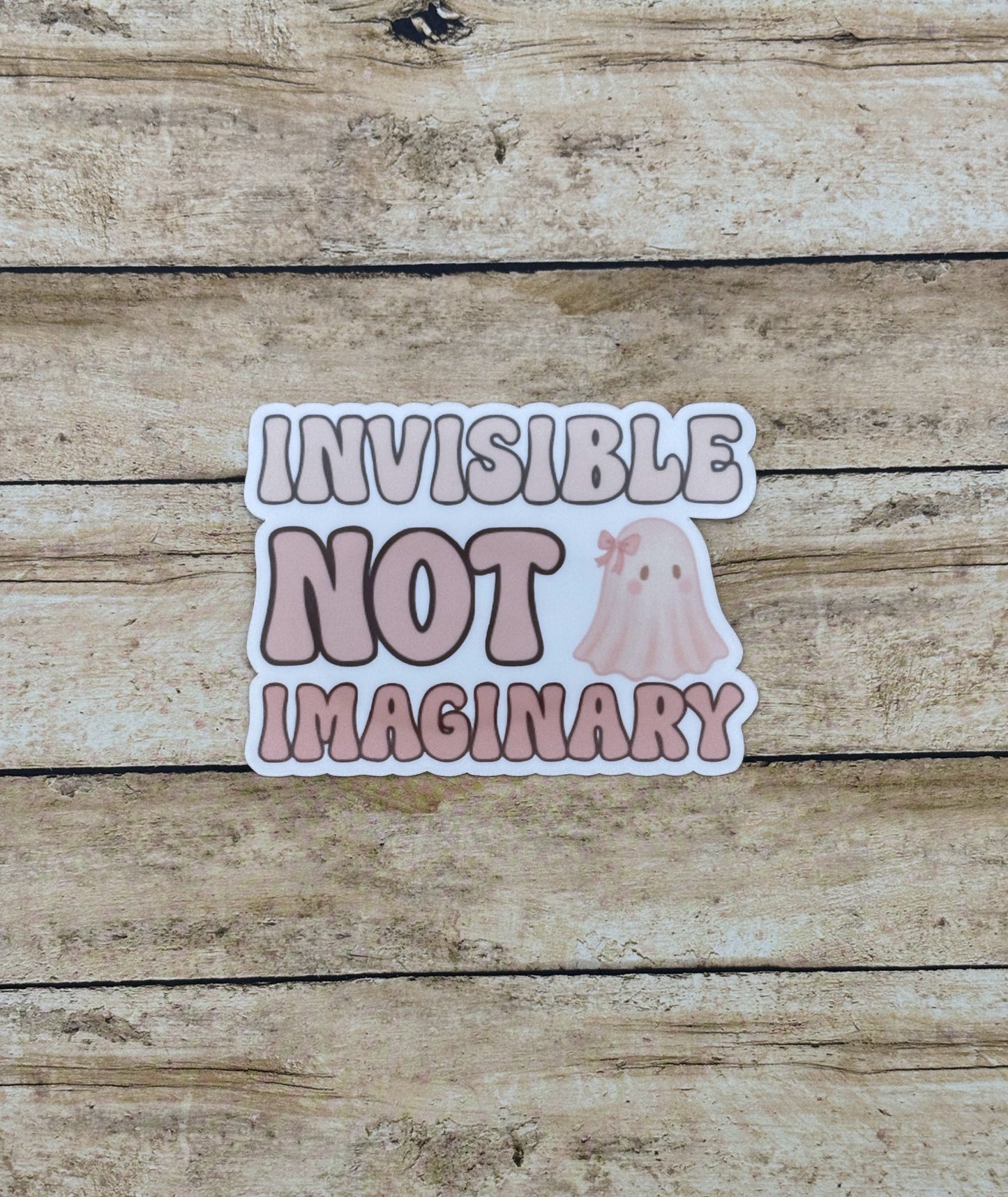 Invisible Not Imaginary Sticker