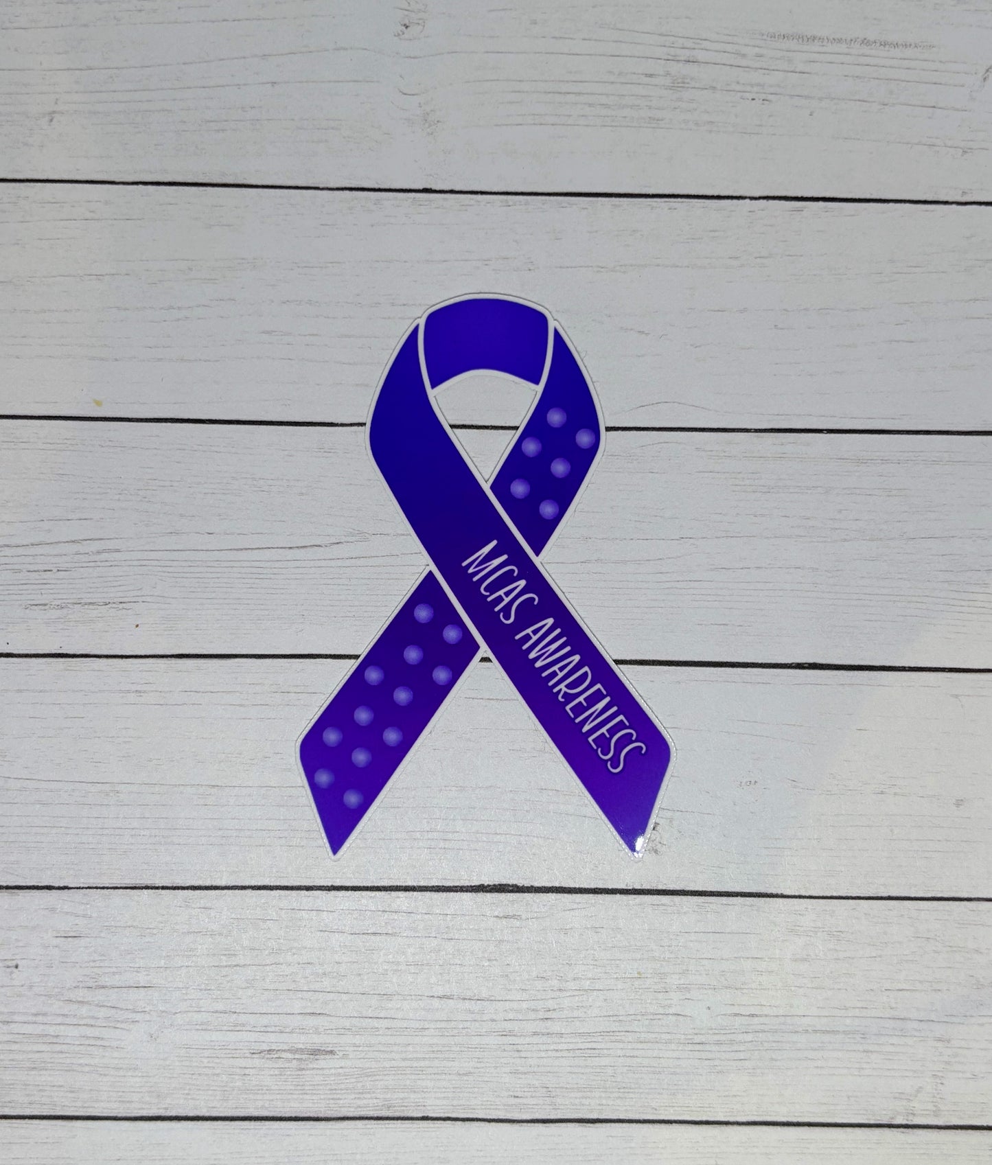 MCAS Awareness Ribbon Sticker or Magnet