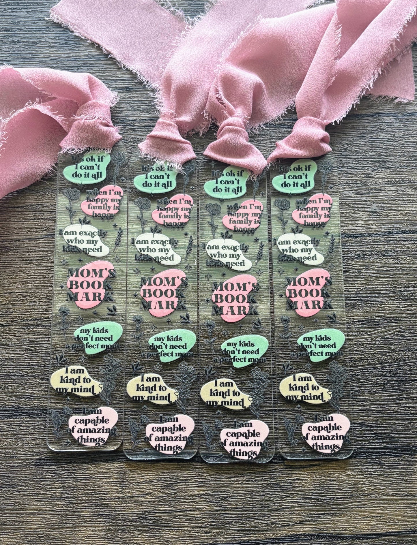 Mom's Bookmark Affirmations Bookmark