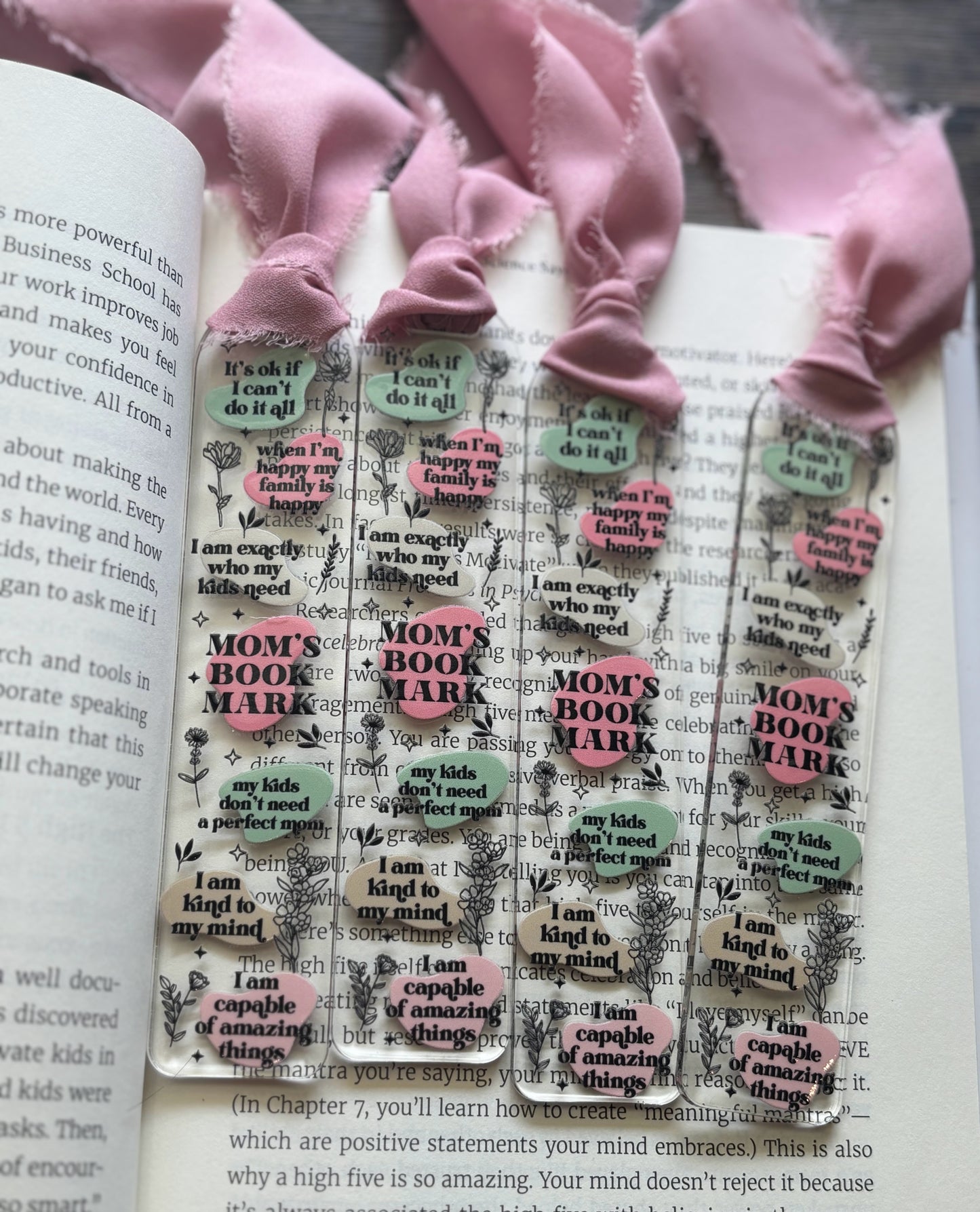 Mom's Bookmark Affirmations Bookmark