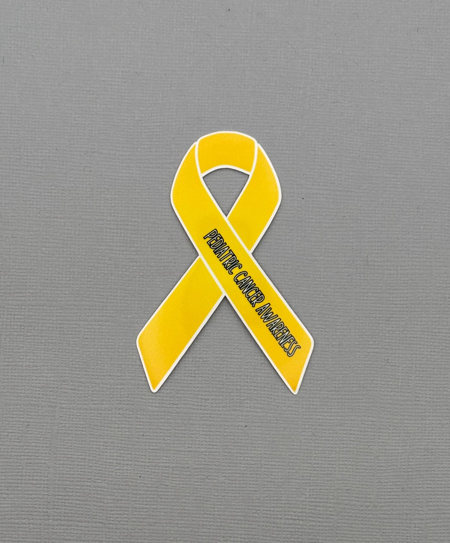 Pediatric Cancer Awareness Ribbon Sticker