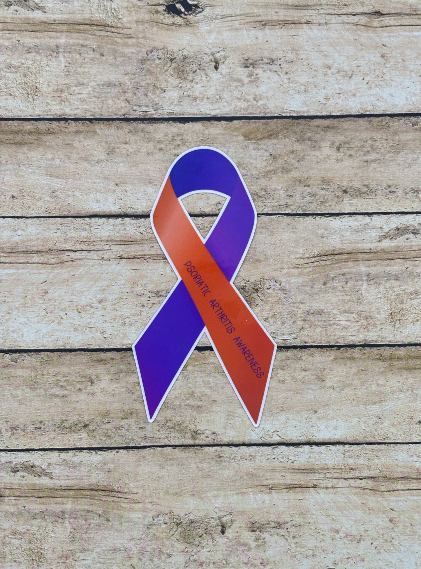 Psoriatic Arthritis Awareness Ribbon Sticker