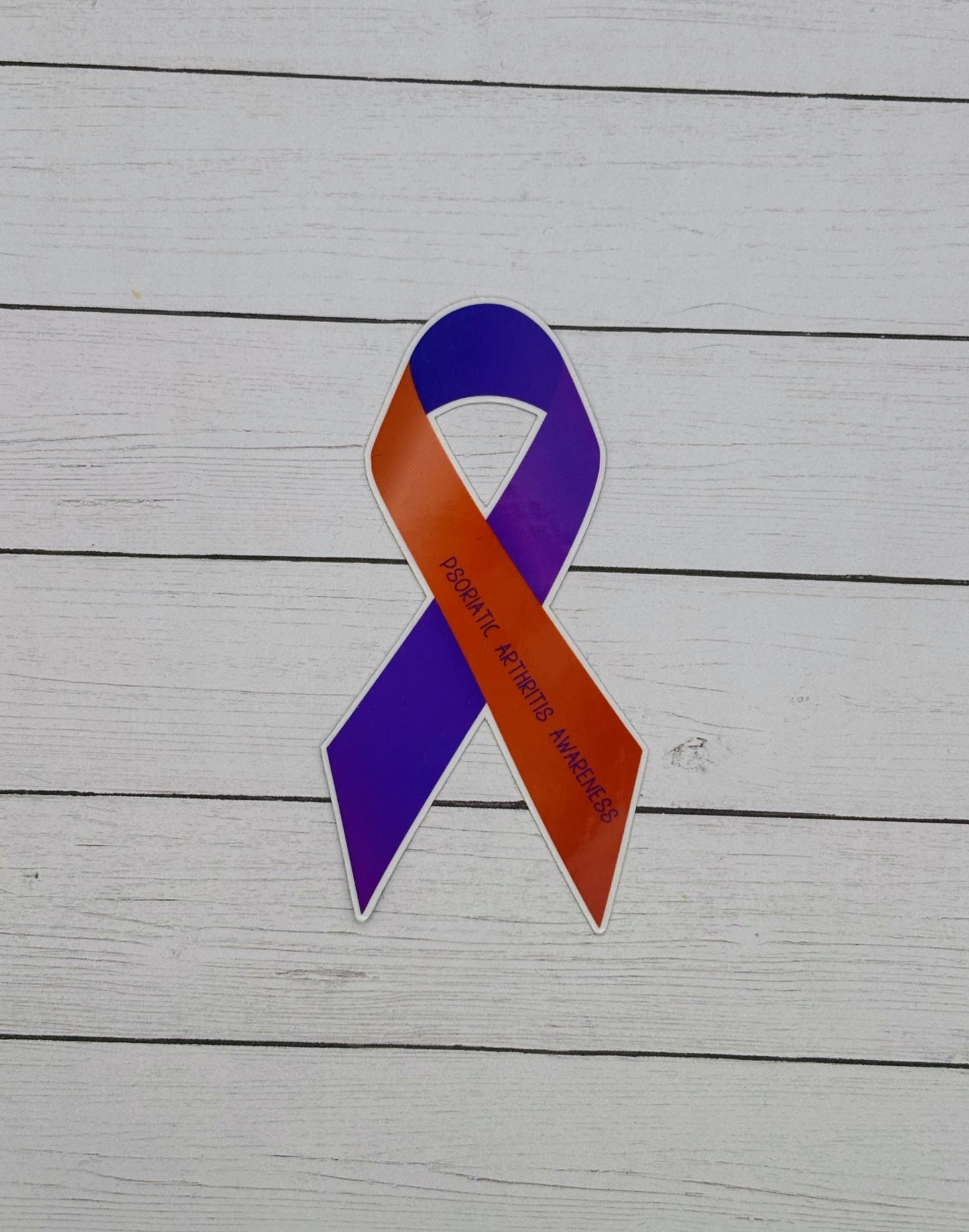 Psoriatic Arthritis Awareness Ribbon Sticker