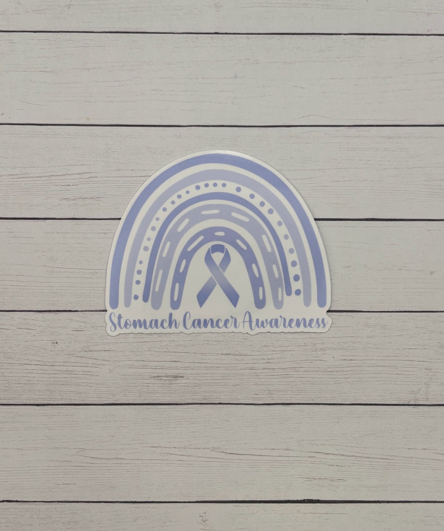 Stomach Cancer Awareness Rainbow Sticker